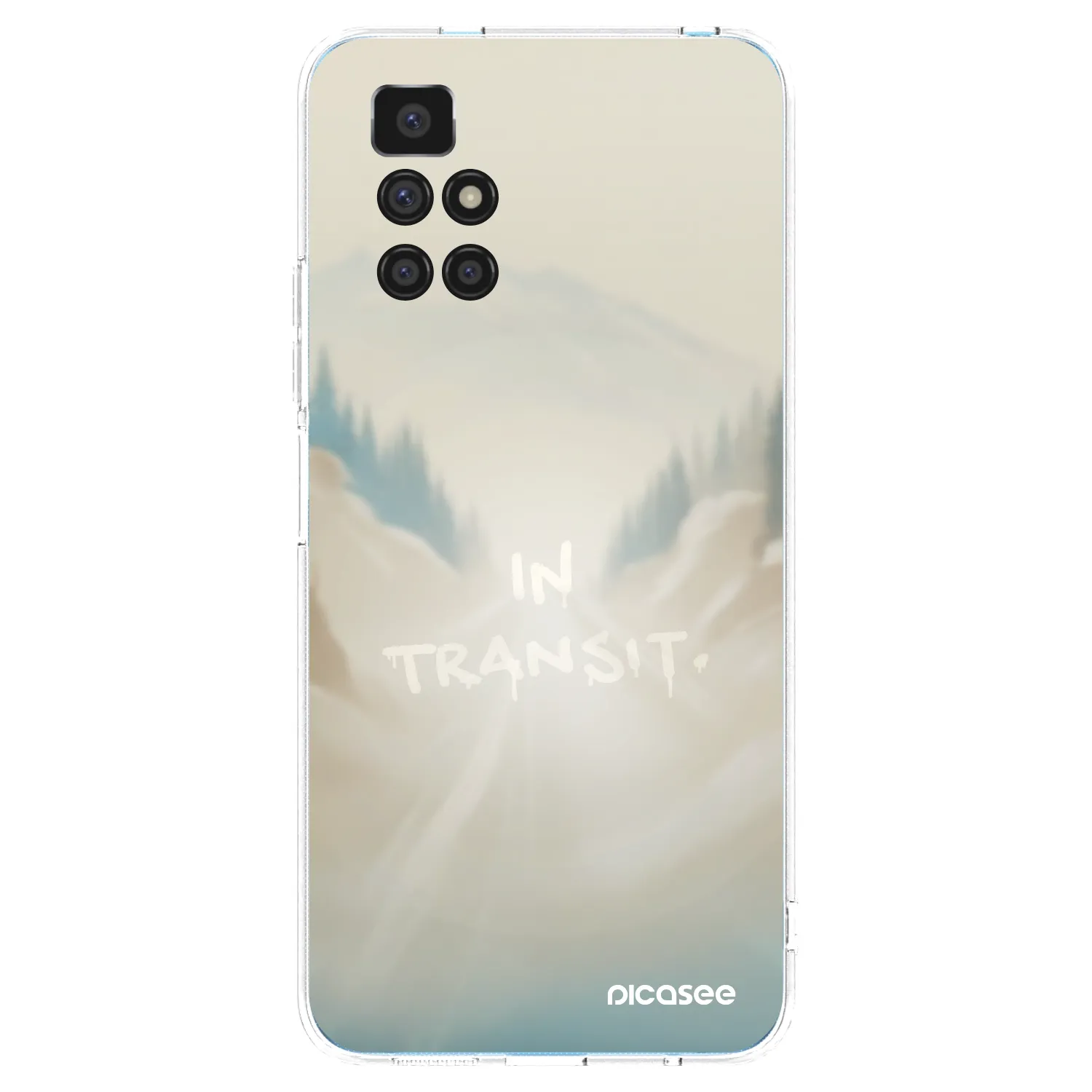 Picasee silikonový průhledný obal pro Xiaomi Redmi 10 (2022) - IN TRANSIT