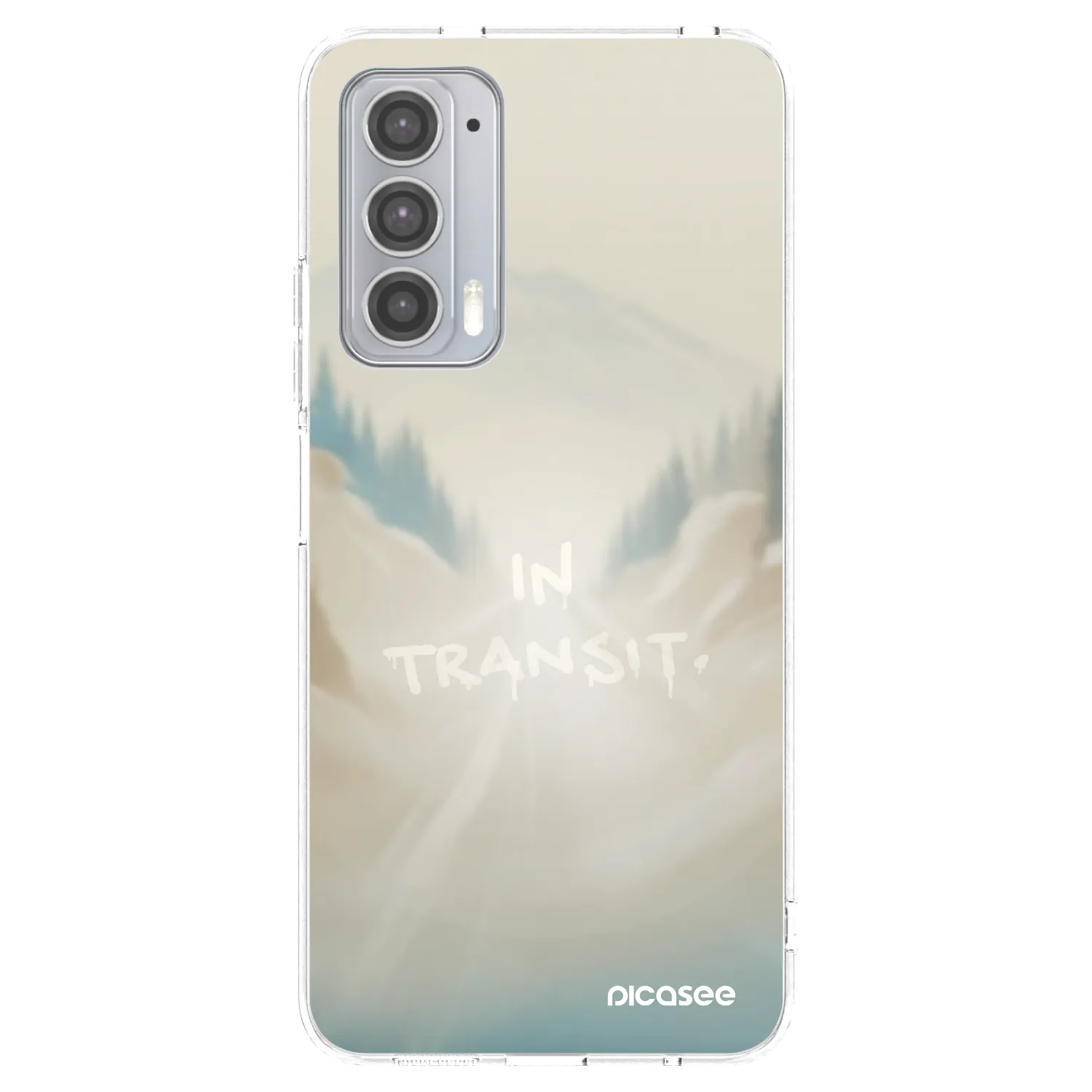 Picasee silikonový průhledný obal pro Motorola Edge 20 - IN TRANSIT