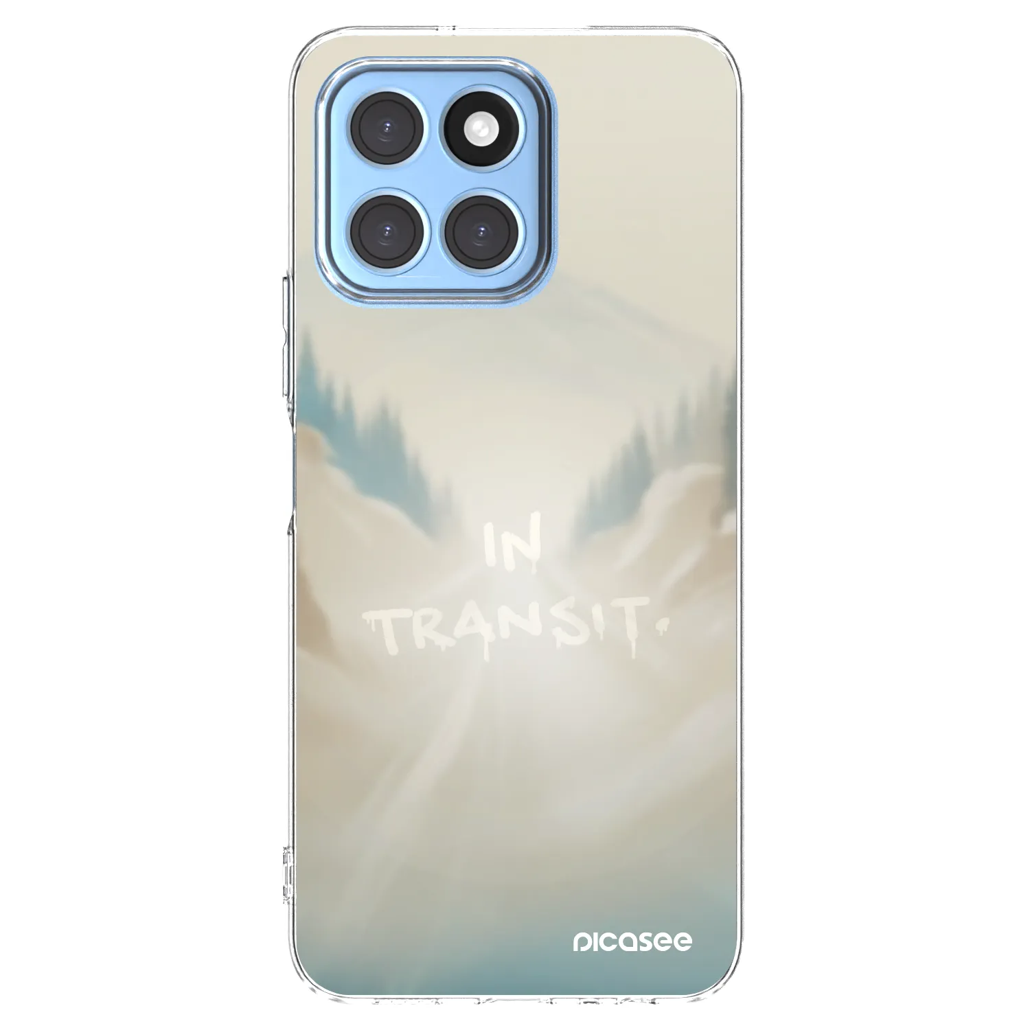 Picasee silikonový průhledný obal pro Honor X8 5G - IN TRANSIT
