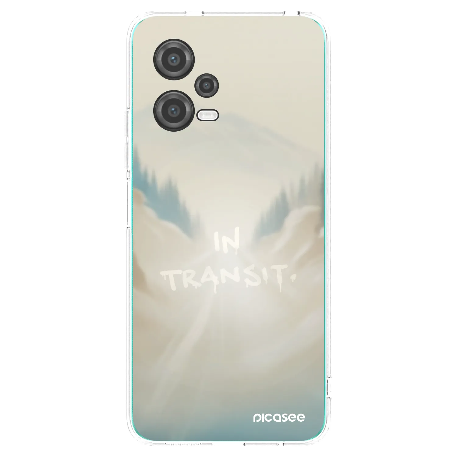 Picasee silikonový průhledný obal pro Xiaomi Poco X5 - IN TRANSIT