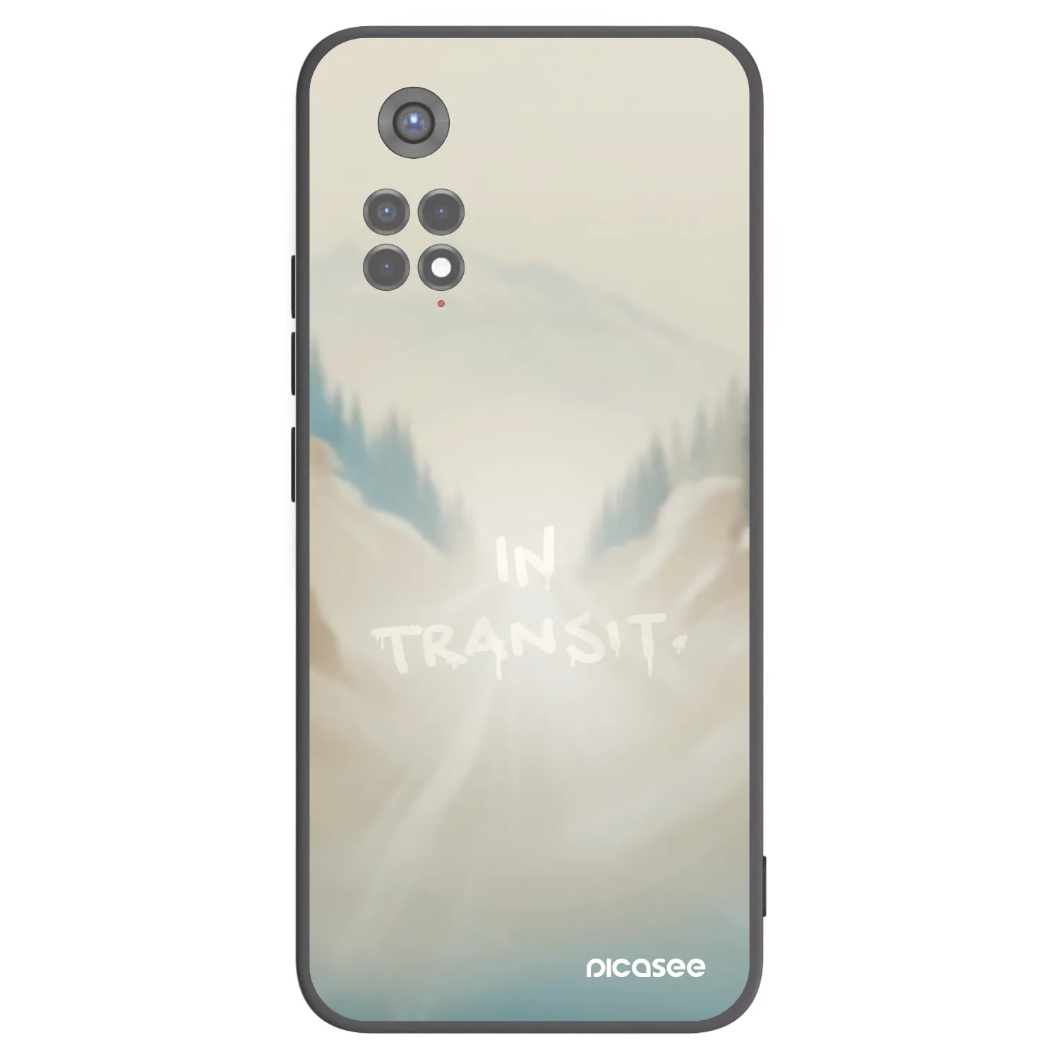 Picasee silikonový černý obal pro Xiaomi Redmi Note 11S 5G - IN TRANSIT