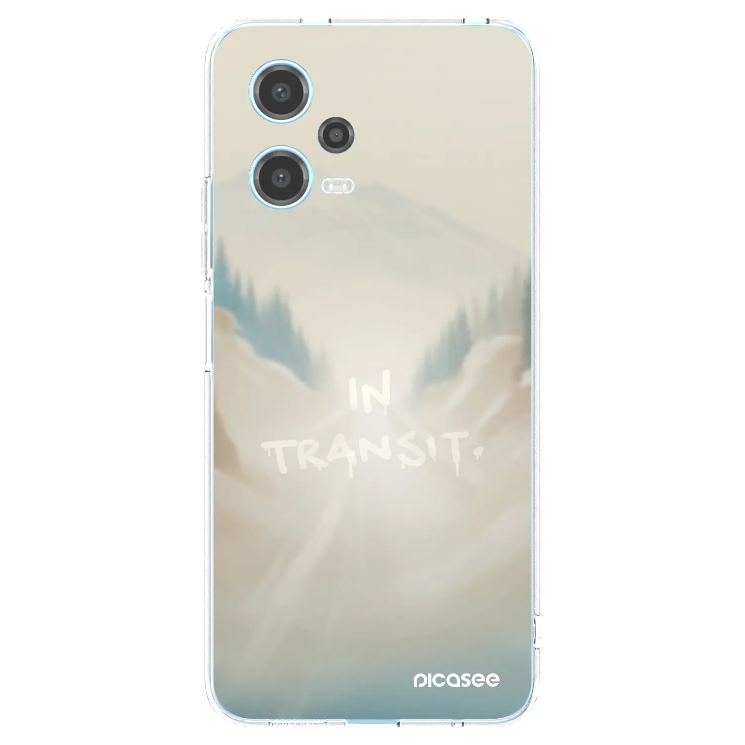 Picasee silikonový průhledný obal pro Xiaomi Redmi Note 12 5G - IN TRANSIT