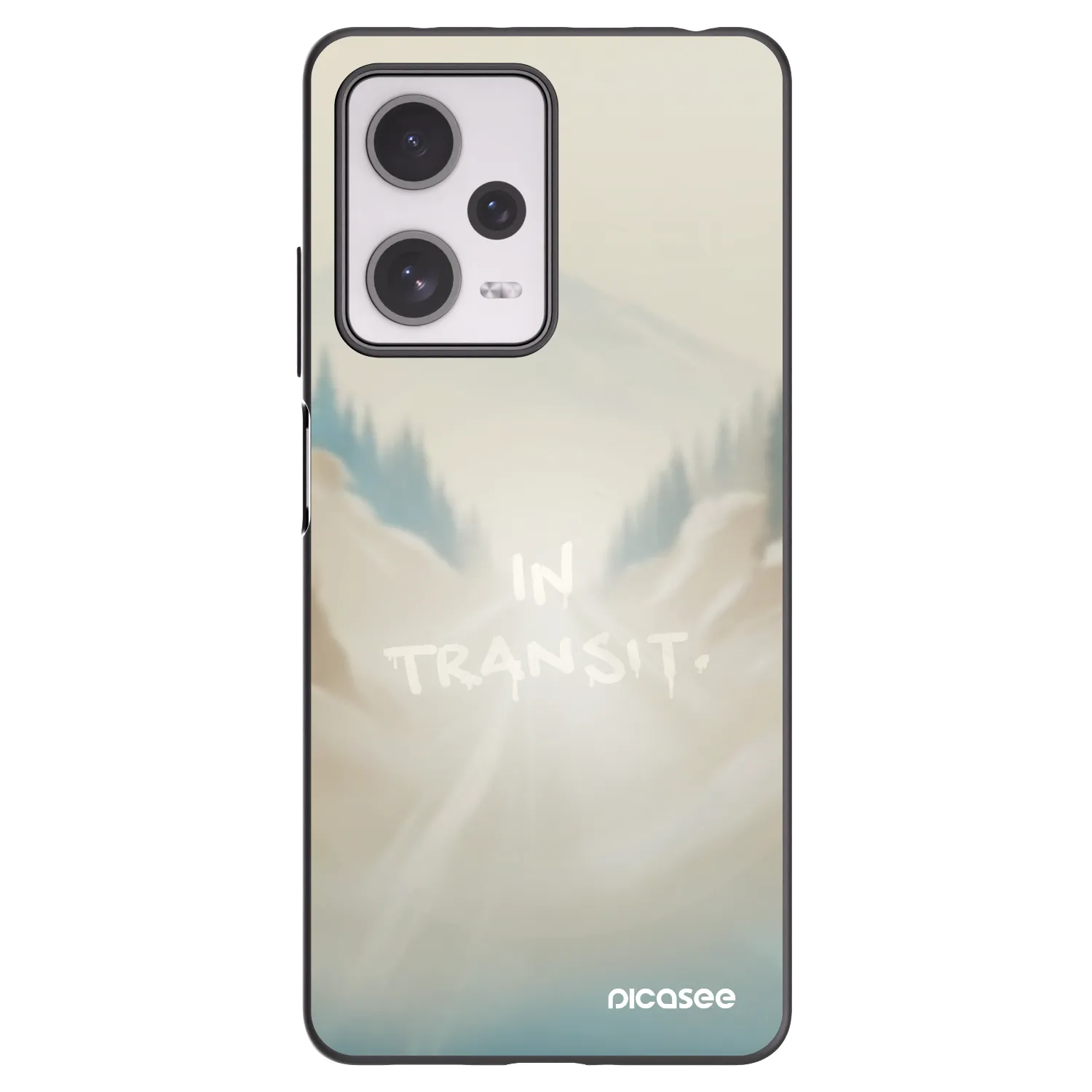 Picasee silikonový černý obal pro Xiaomi Redmi Note 12 Pro+ 5G - IN TRANSIT