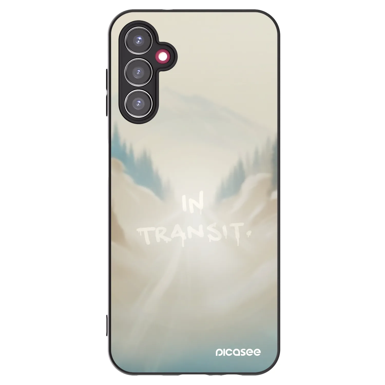 Picasee silikonový černý obal pro Samsung Galaxy A14 4G A145R - IN TRANSIT