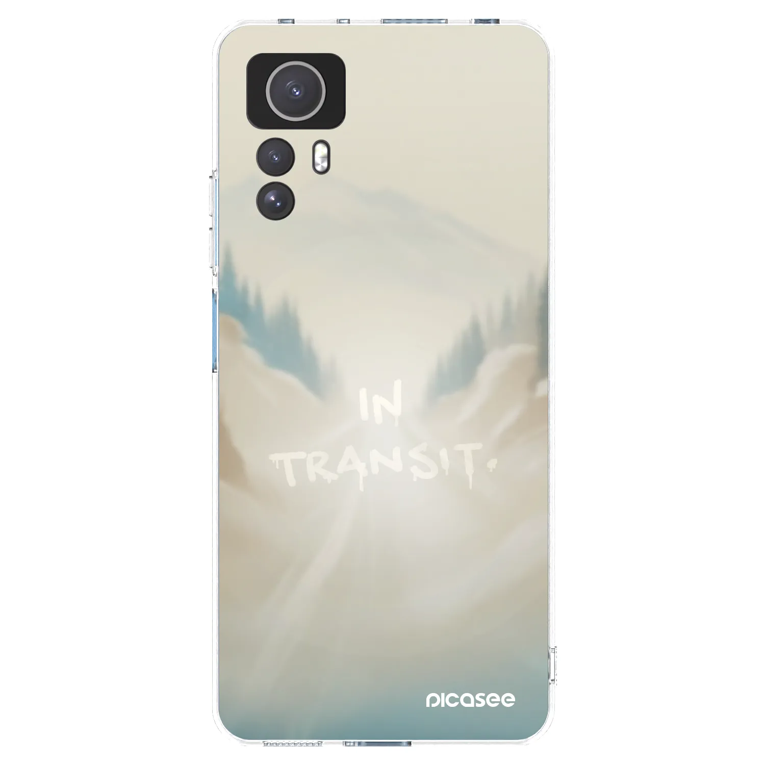 Picasee silikonový průhledný obal pro Xiaomi Redmi Note 12S - IN TRANSIT