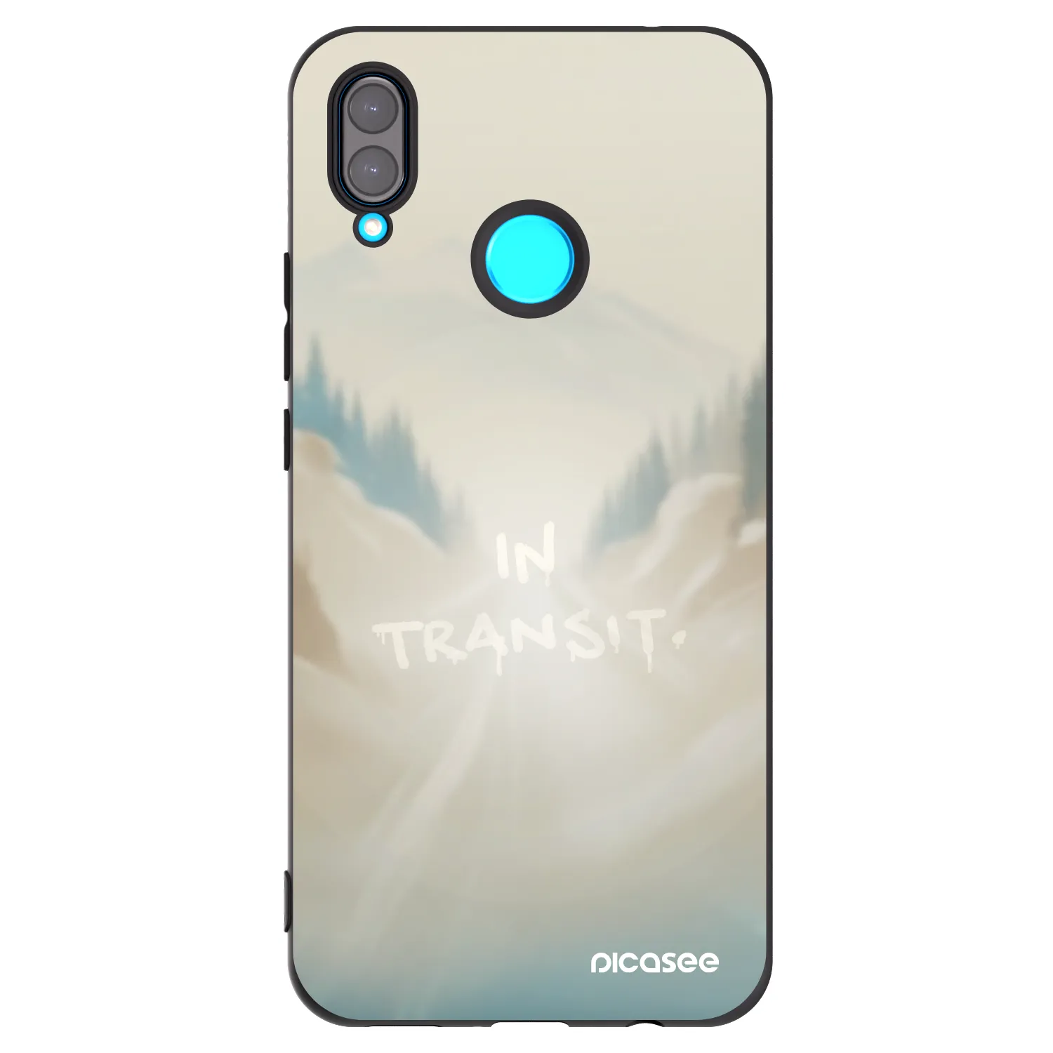 Picasee silikonový černý obal pro Huawei Nova 3 - IN TRANSIT