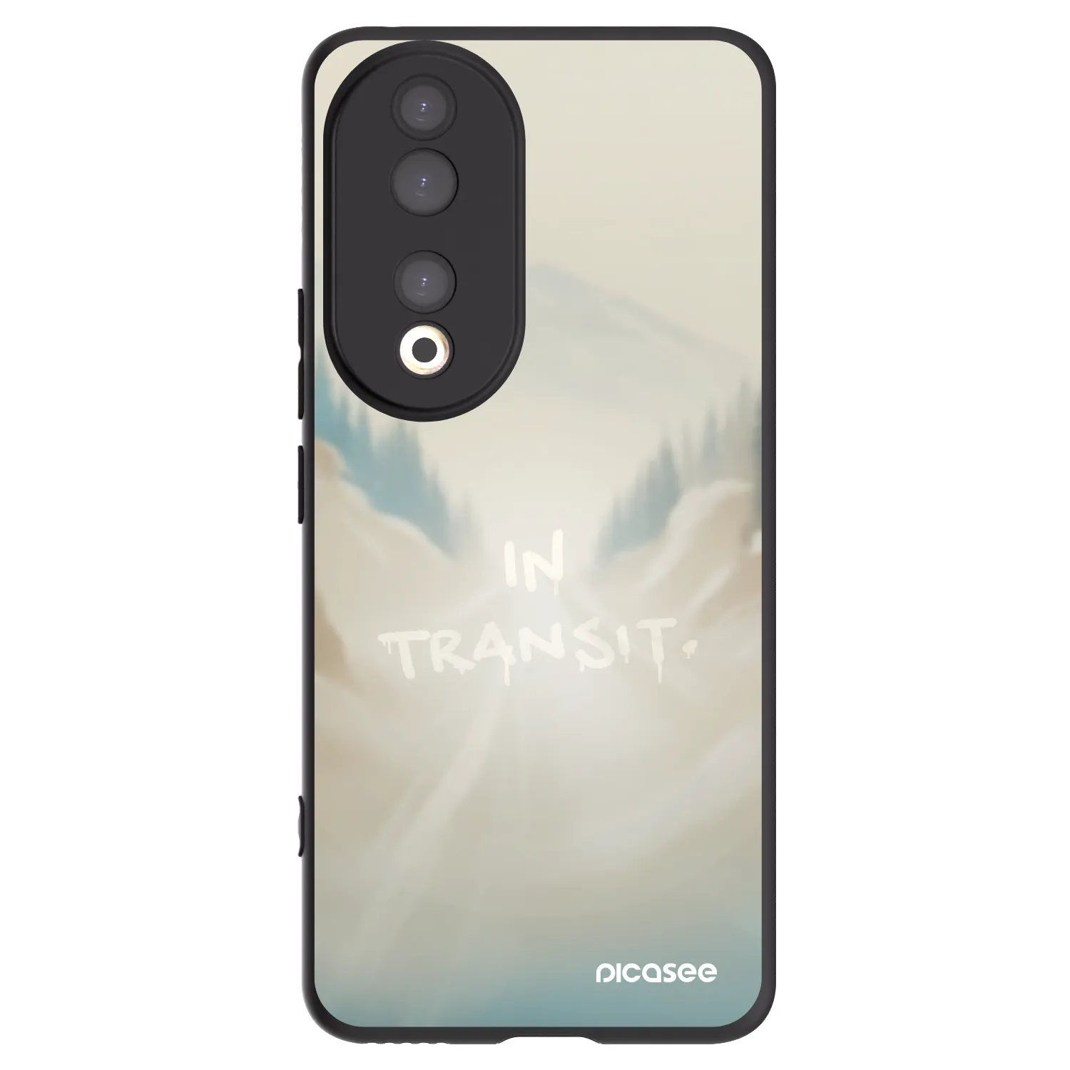 Picasee silikonový černý obal pro Honor 90 5G - IN TRANSIT