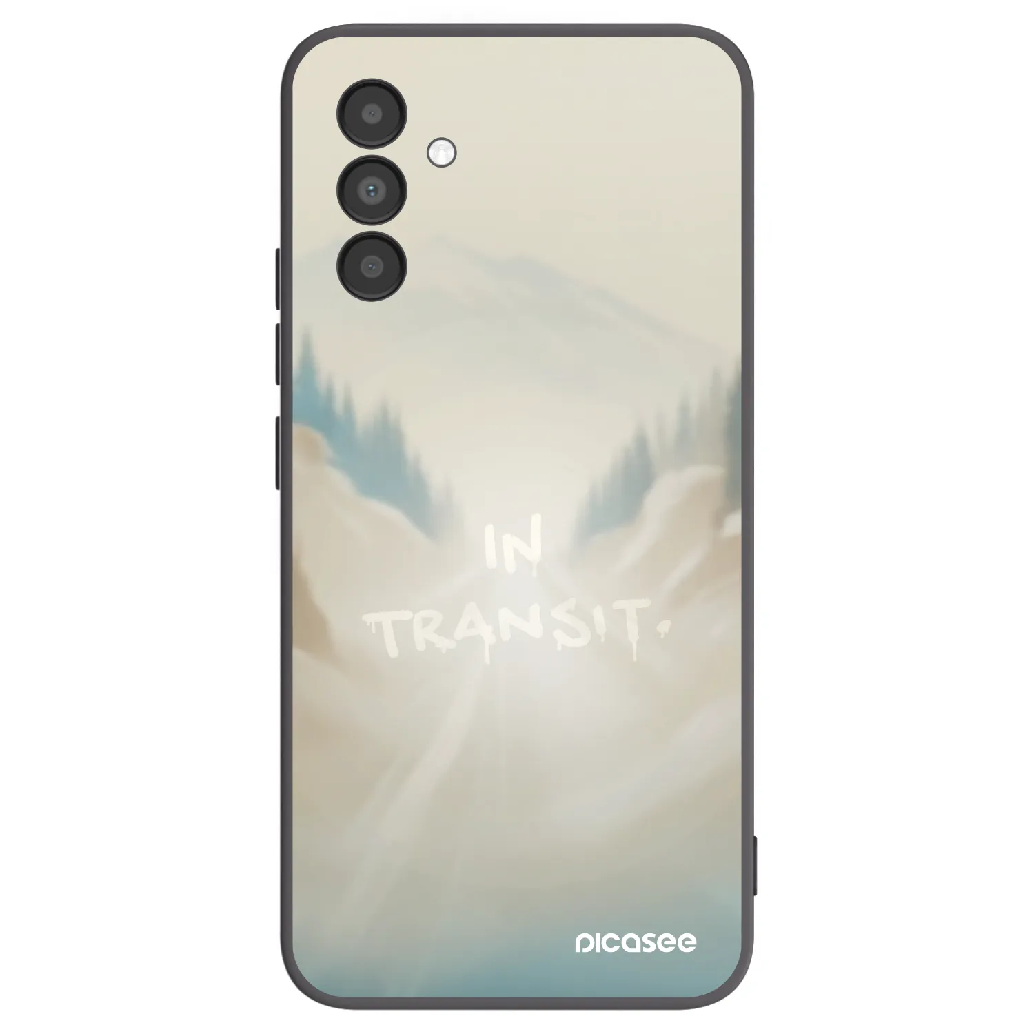 Picasee silikonový černý obal pro Samsung Galaxy A04s A047F - IN TRANSIT