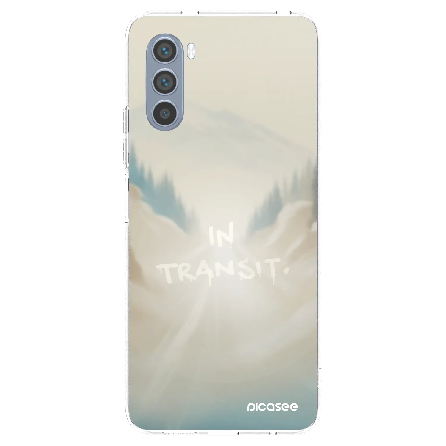 Picasee silikonový průhledný obal pro Motorola Moto G62 - IN TRANSIT