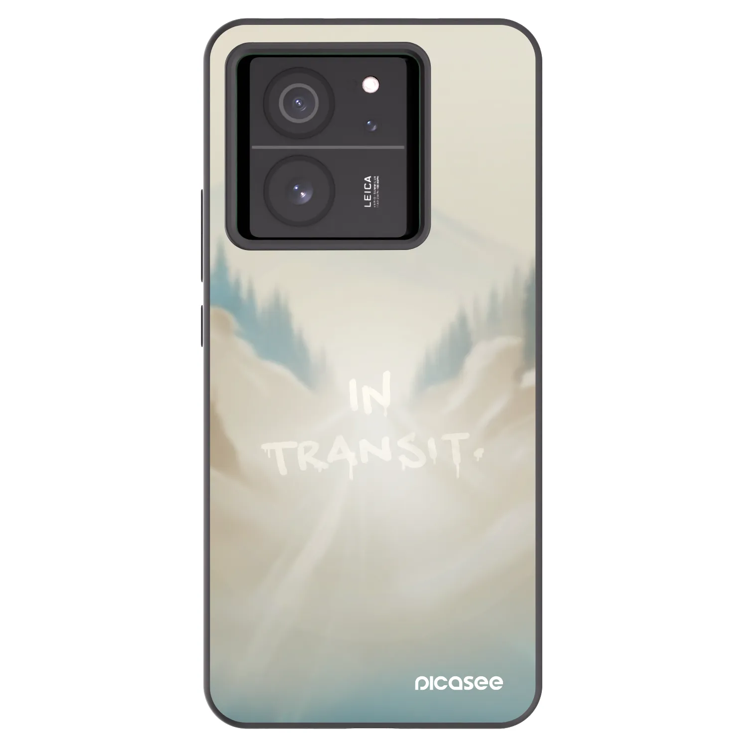Picasee silikonový černý obal pro Xiaomi 13T - IN TRANSIT