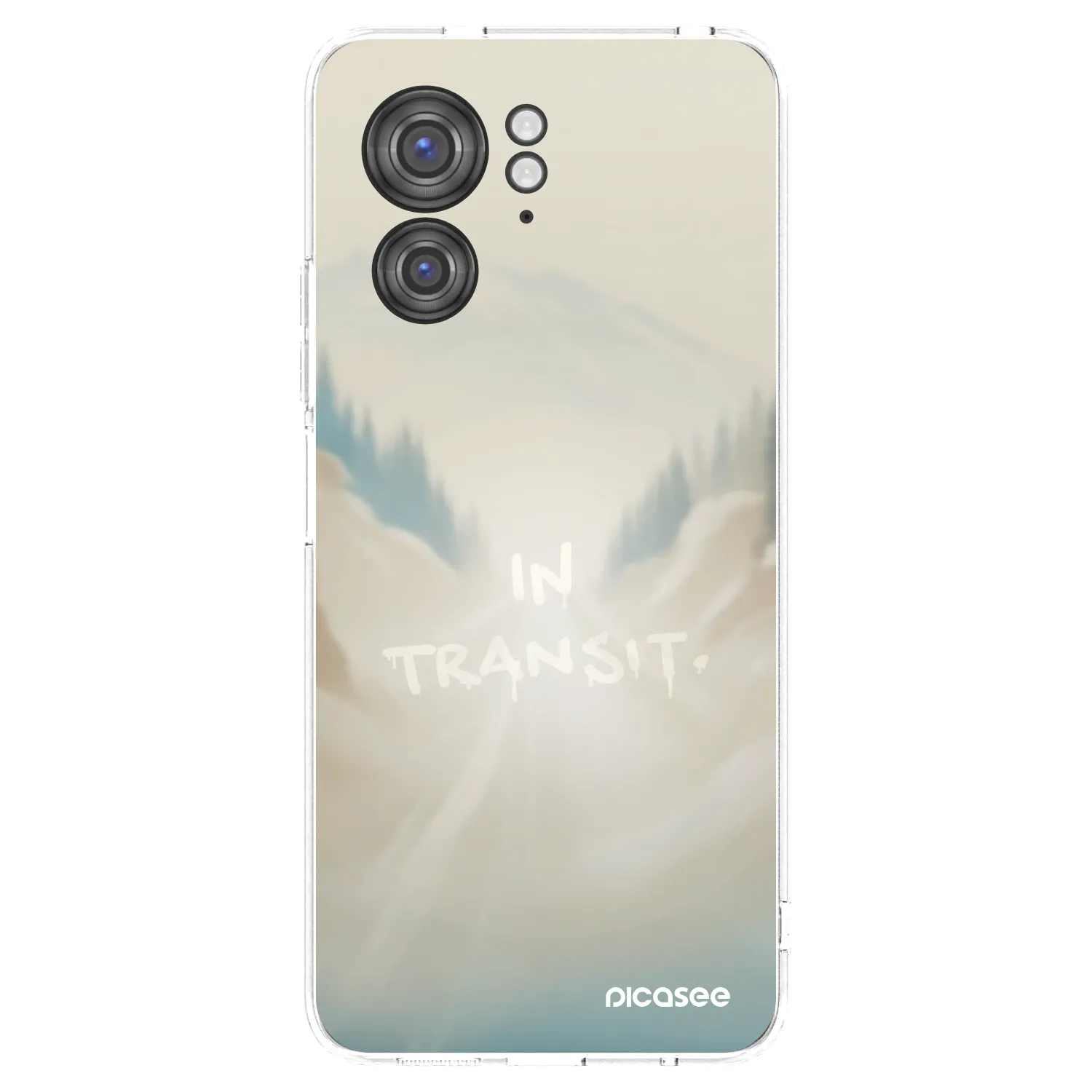 Picasee silikonový průhledný obal pro Motorola Edge 40 - IN TRANSIT
