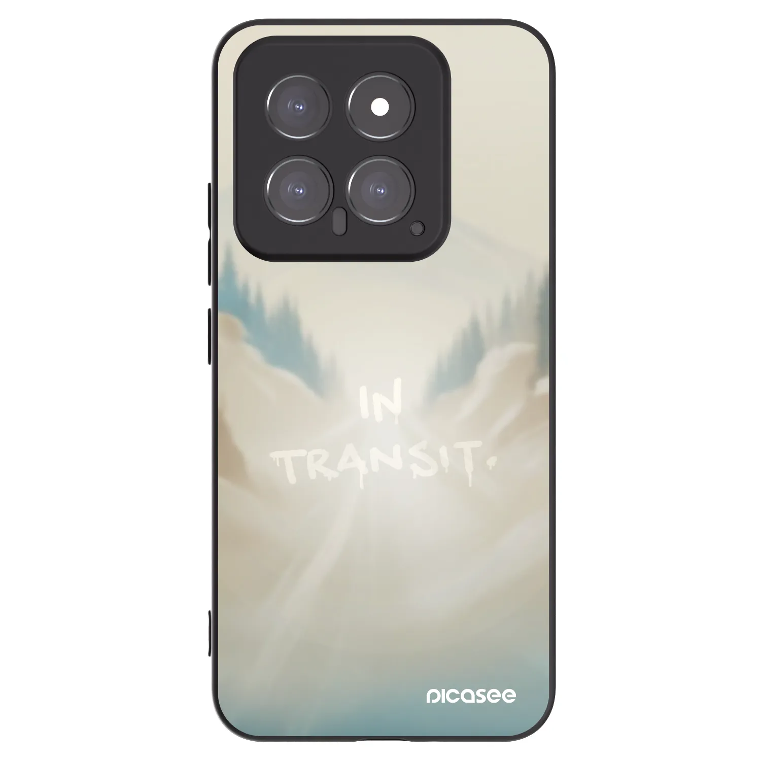Picasee silikonový černý obal pro Xiaomi 14 - IN TRANSIT