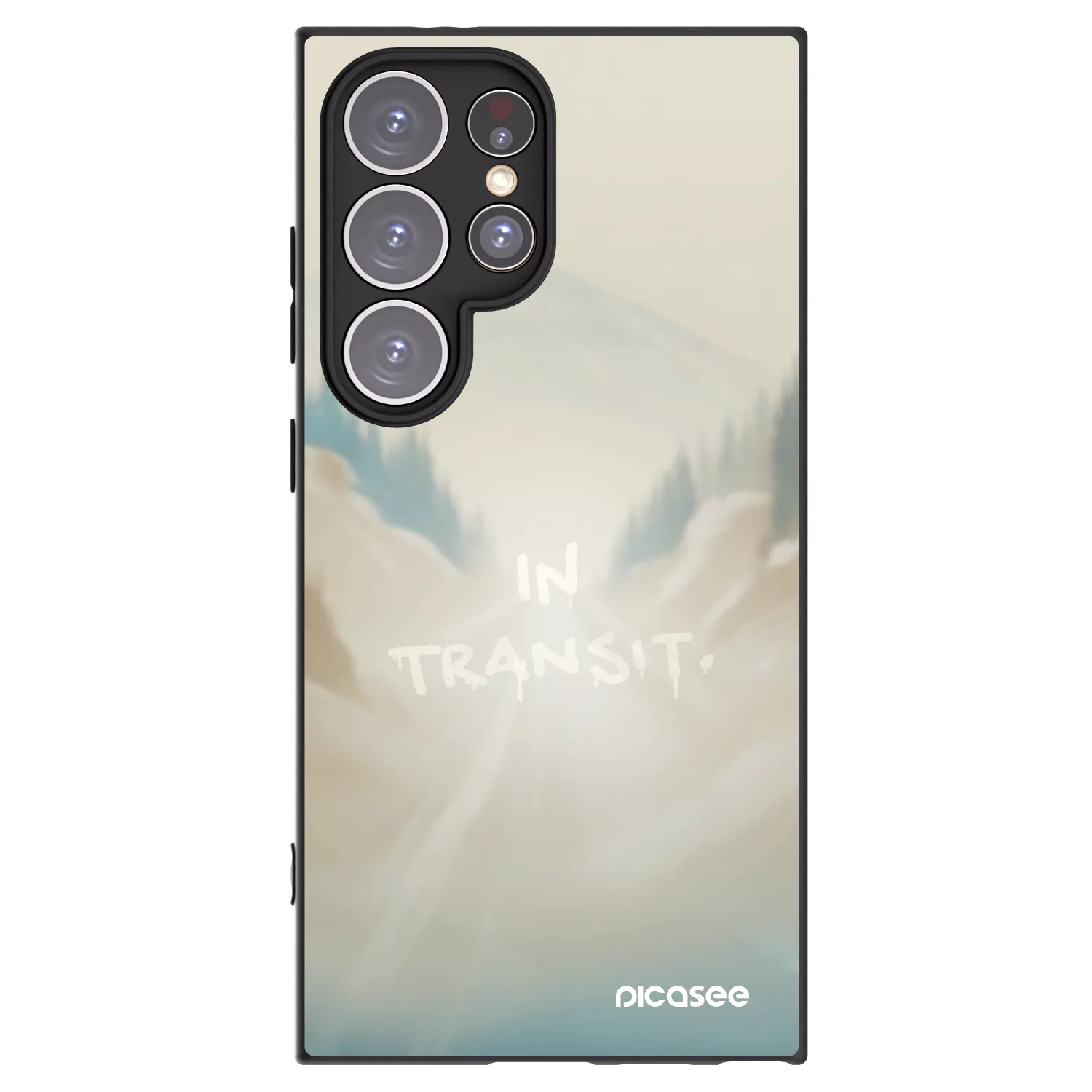 Picasee silikonový černý obal pro Samsung Galaxy S24 Ultra S928B 5G - IN TRANSIT