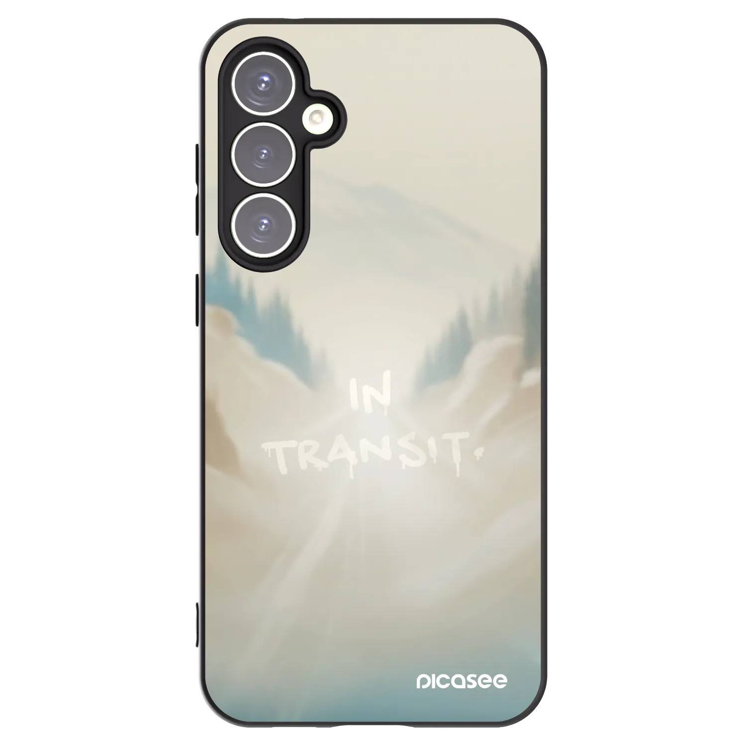 Picasee silikonový černý obal pro Samsung Galaxy S23 FE S711B - IN TRANSIT