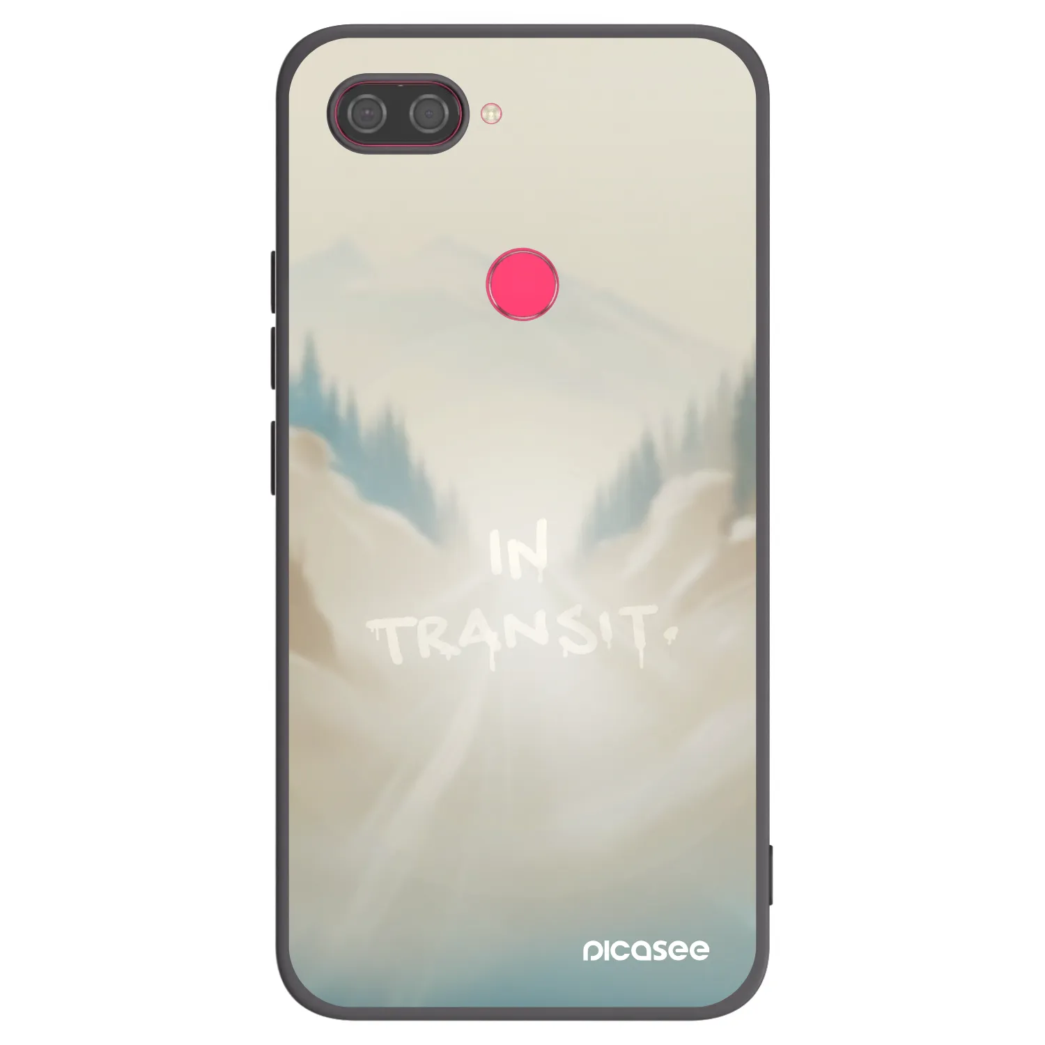 Picasee silikonový černý obal pro Xiaomi Mi 8 Lite - IN TRANSIT