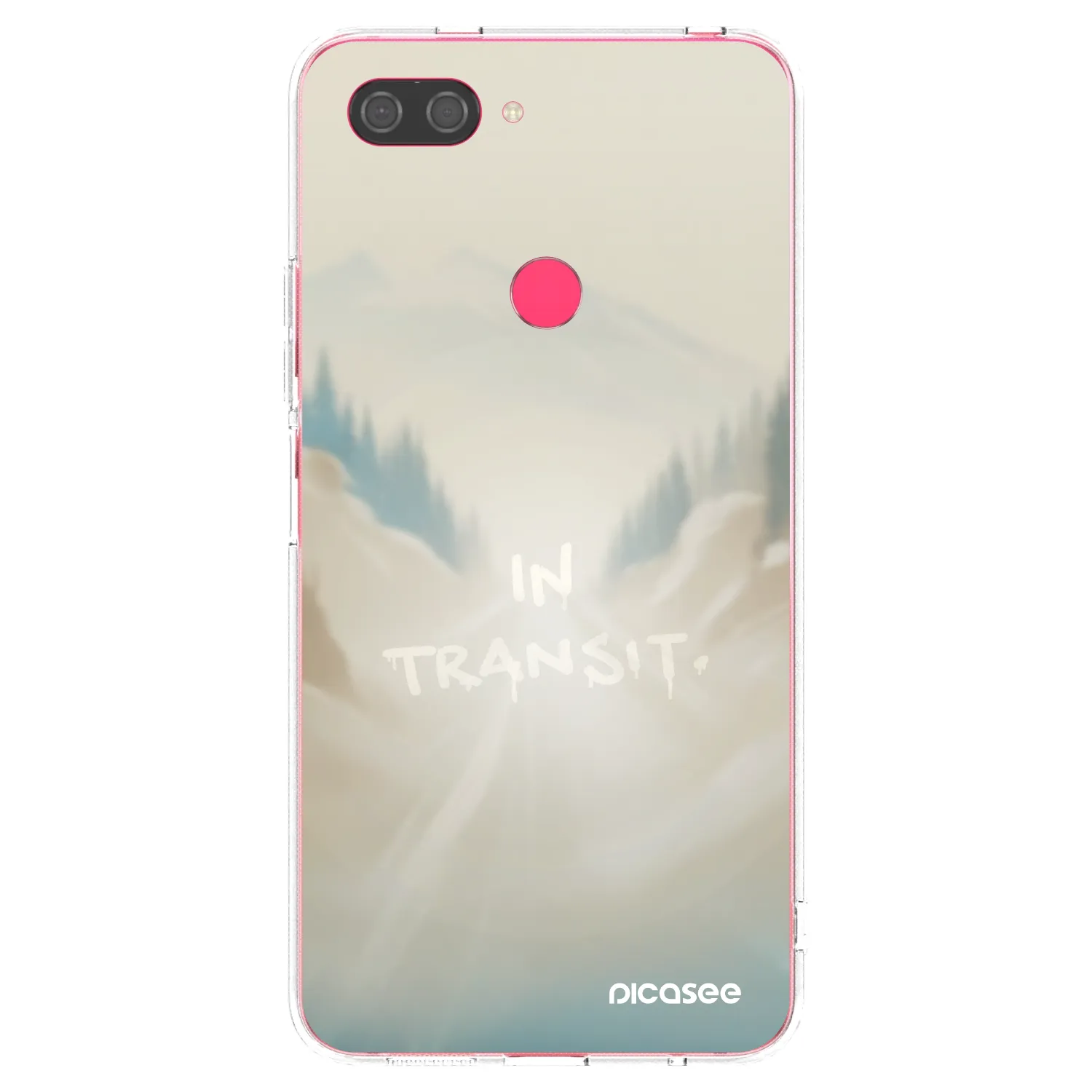 Picasee silikonový průhledný obal pro Xiaomi Mi 8 Lite - IN TRANSIT