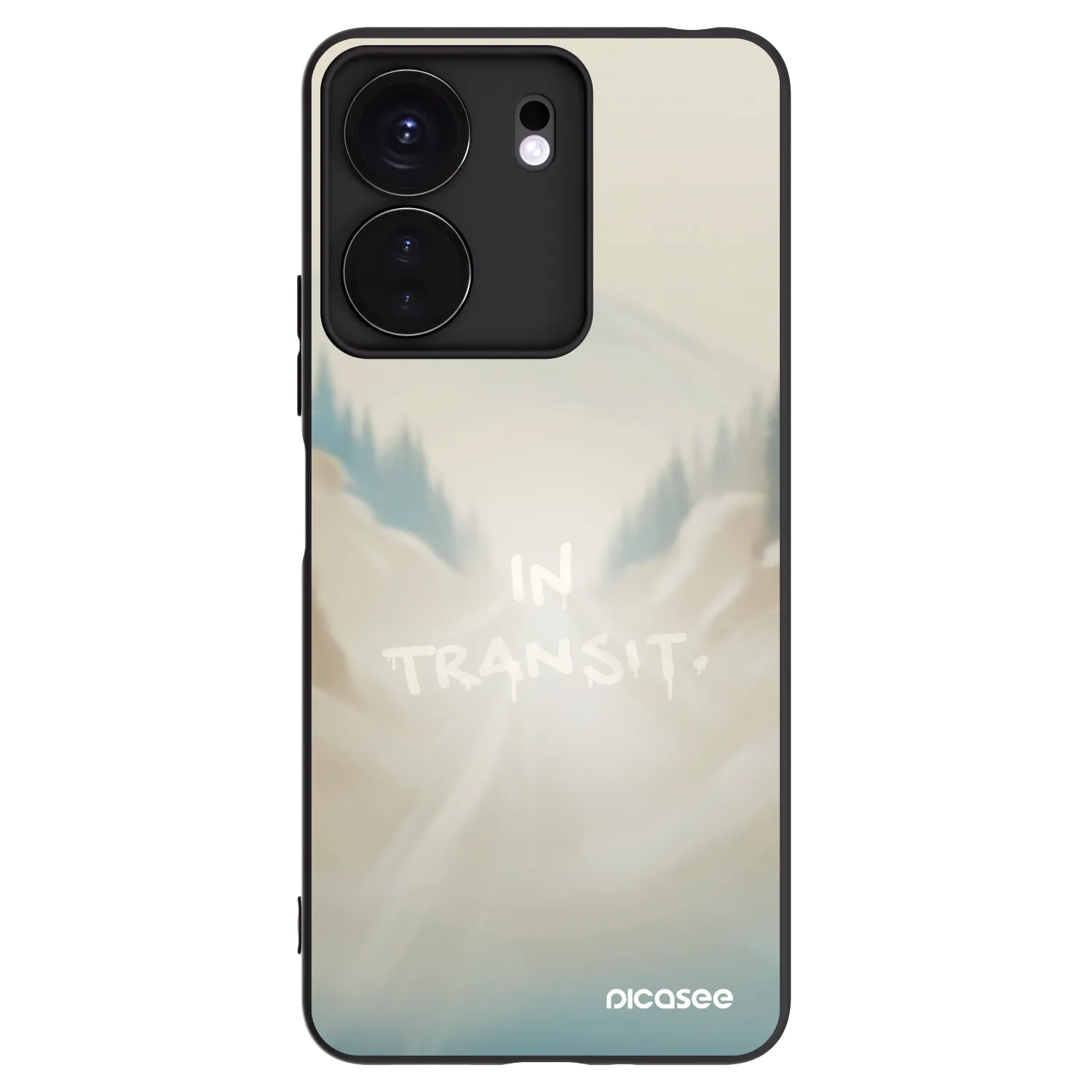 Picasee silikonový černý obal pro Xiaomi Redmi 13C 4G - IN TRANSIT