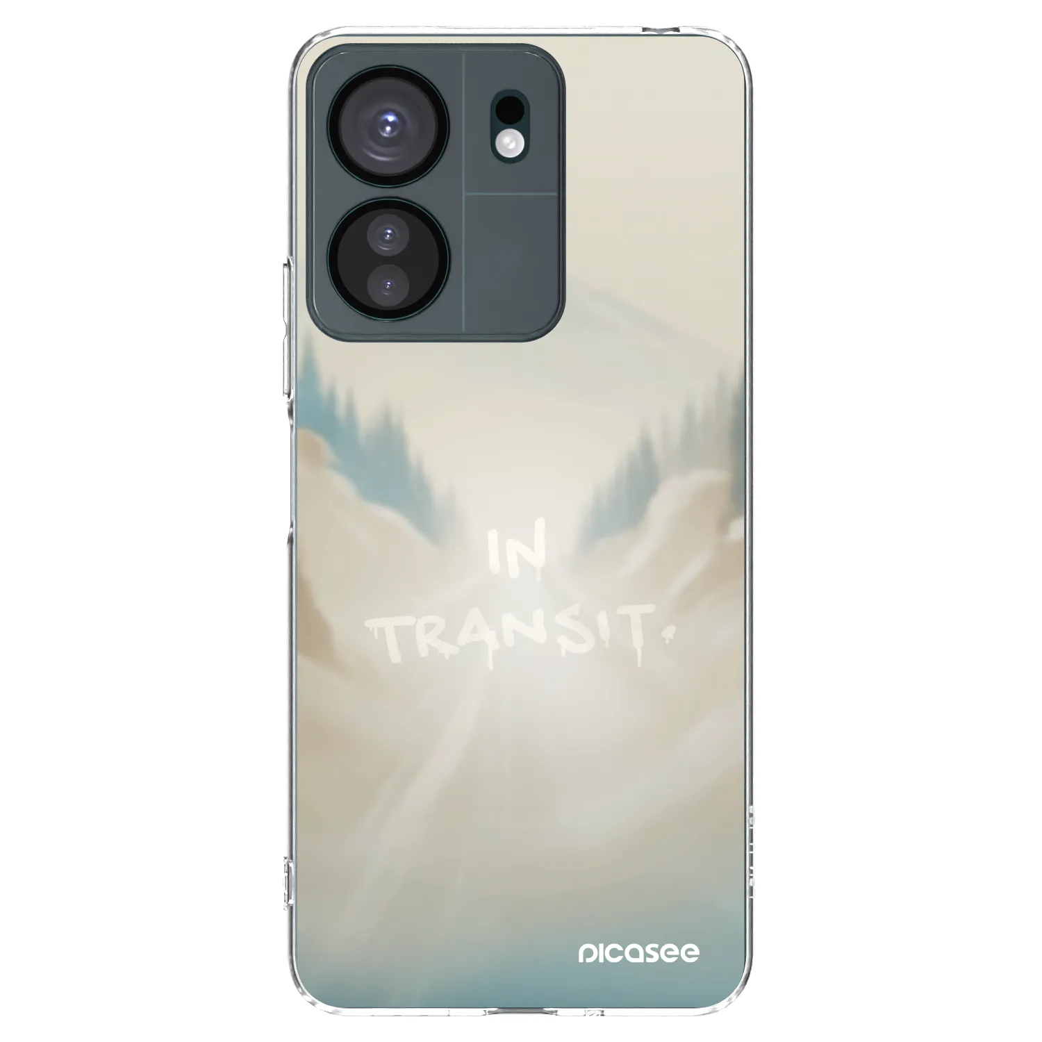Picasee silikonový průhledný obal pro Xiaomi Redmi 13C 4G - IN TRANSIT