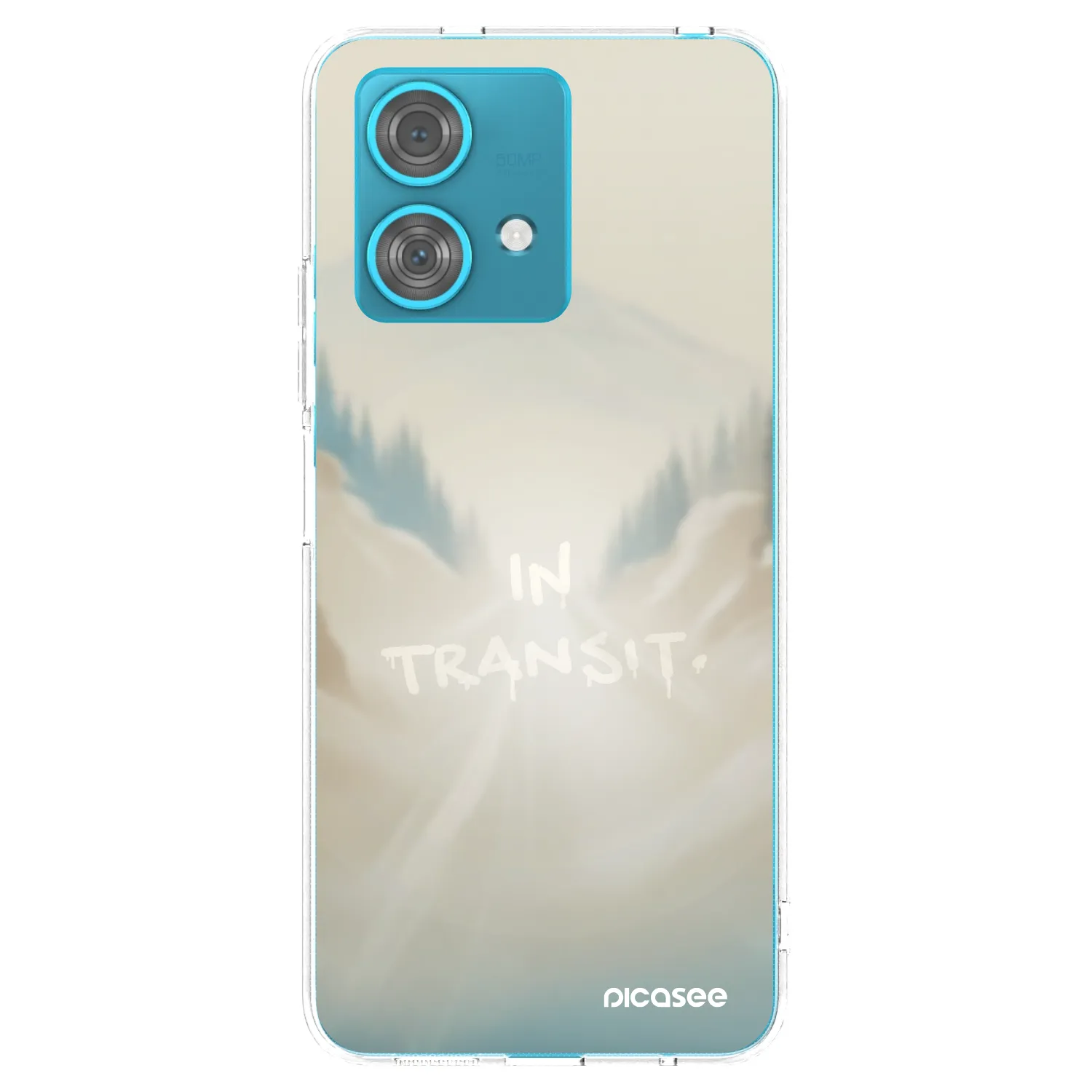 Picasee silikonový průhledný obal pro Motorola Edge 40 Neo - IN TRANSIT