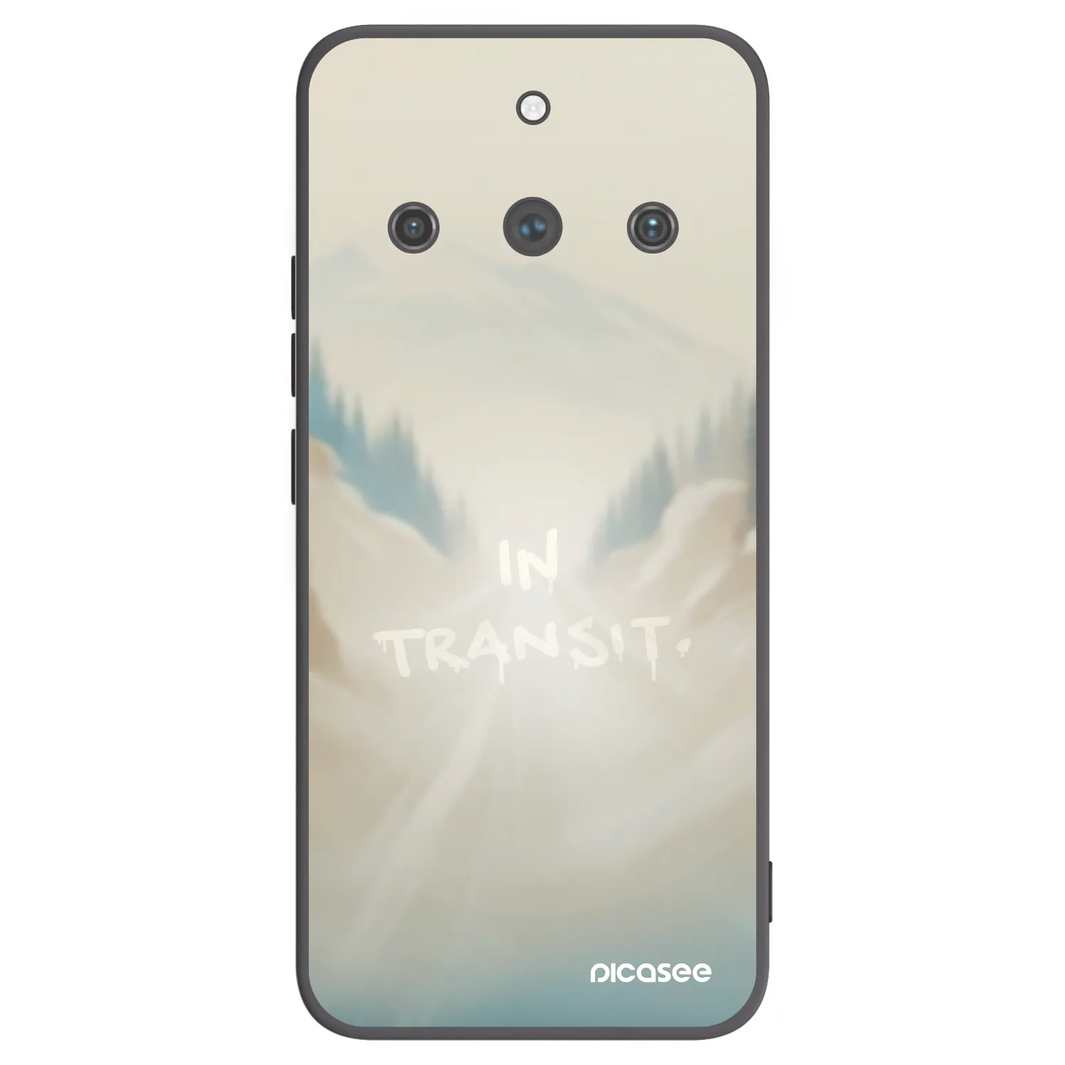 Picasee silikonový černý obal pro Realme 11 Pro+ - IN TRANSIT