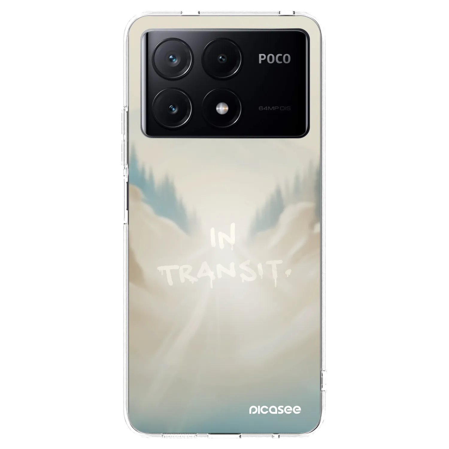 Picasee silikonový průhledný obal pro Xiaomi Poco X6 Pro - IN TRANSIT