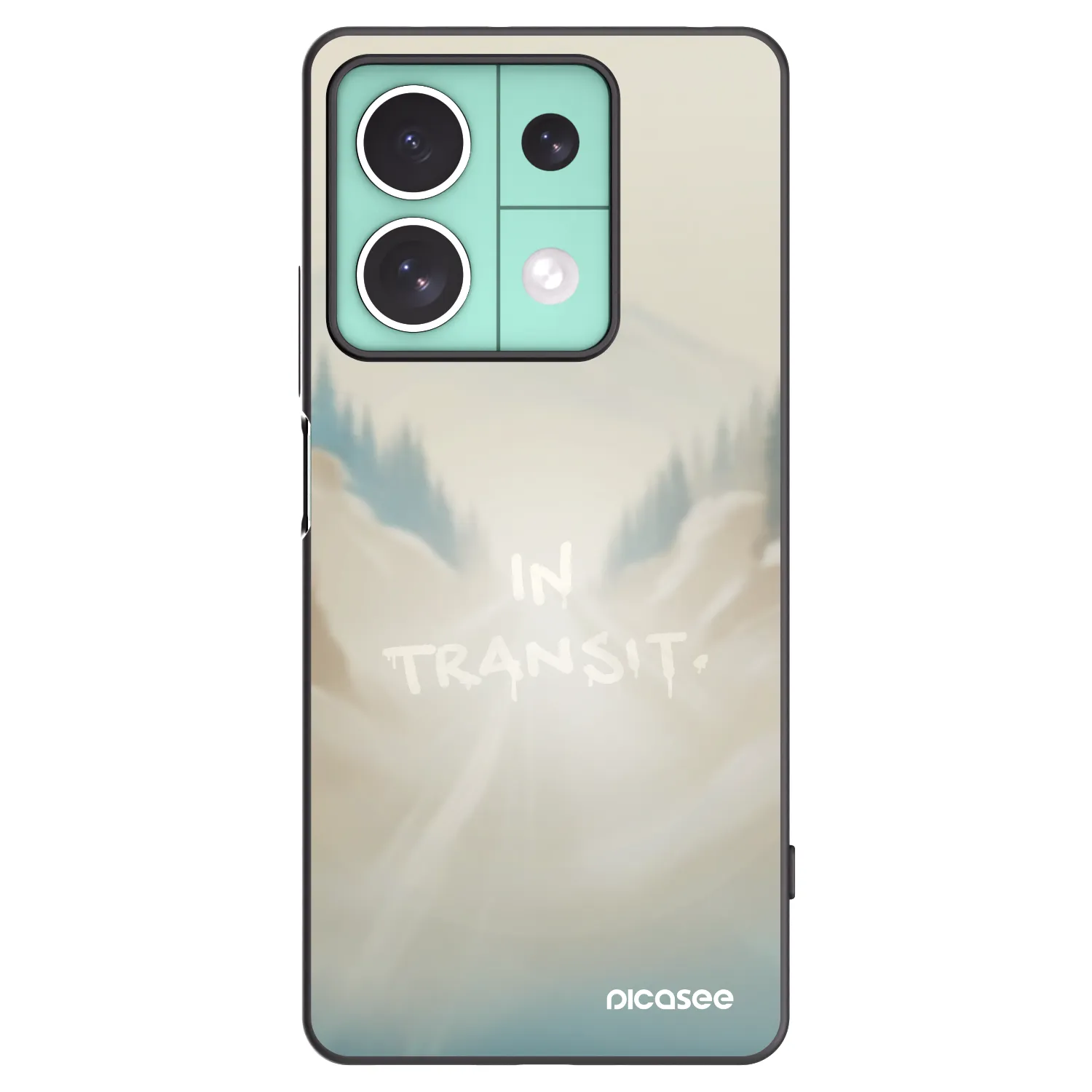Picasee silikonový černý obal pro Xiaomi Redmi Note 13 5G - IN TRANSIT