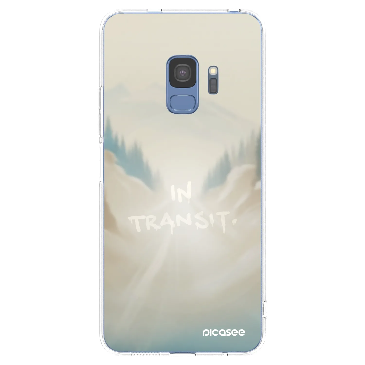 Picasee silikonový průhledný obal pro Samsung Galaxy S9 G960F - IN TRANSIT