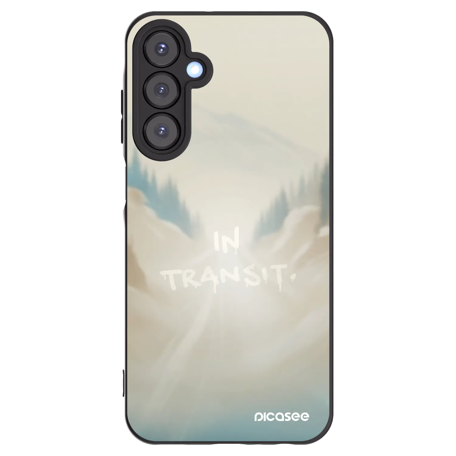 Picasee silikonový černý obal pro Samsung Galaxy A25 A256B 5G - IN TRANSIT