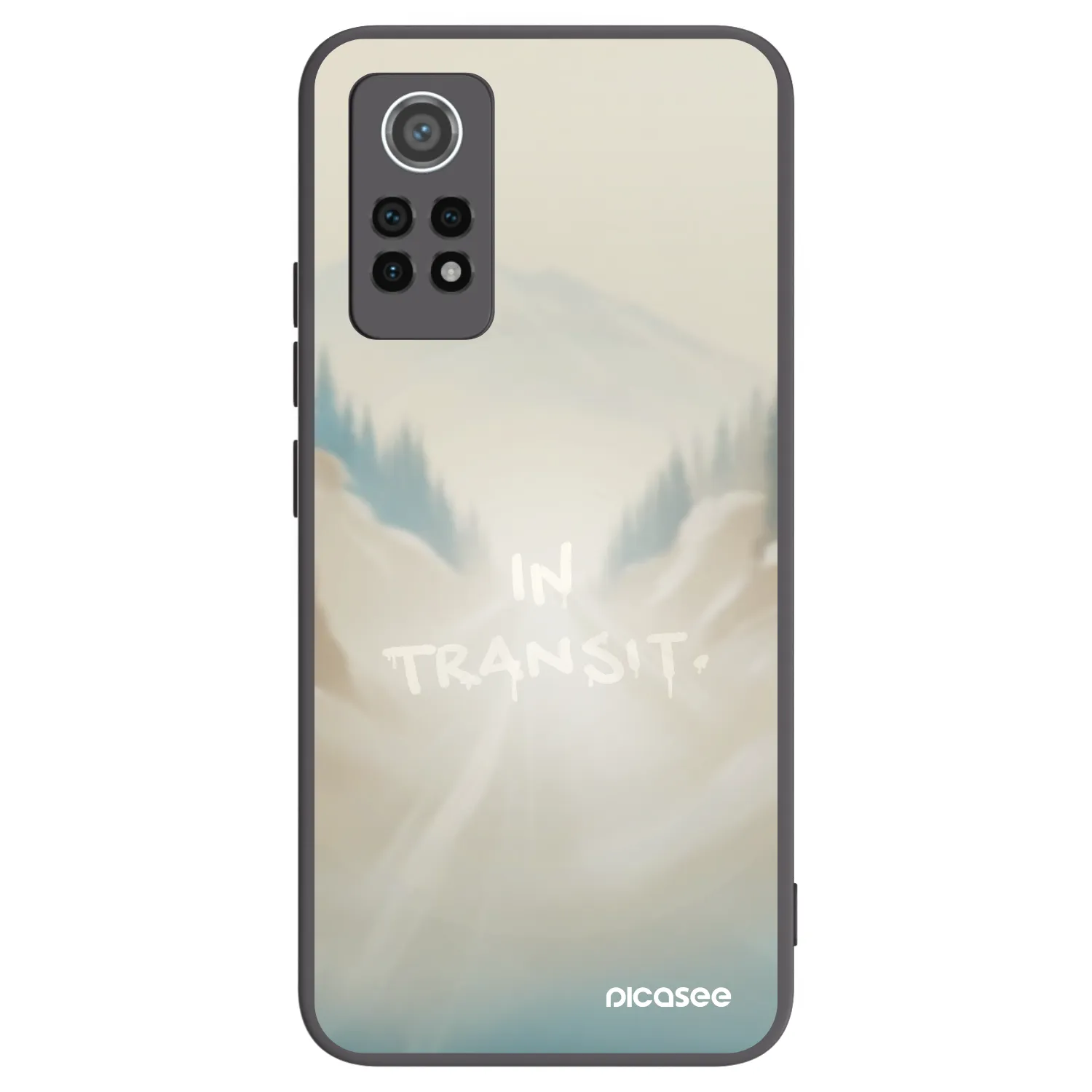 Picasee silikonový černý obal pro Xiaomi Redmi Note 12 Pro 4G - IN TRANSIT