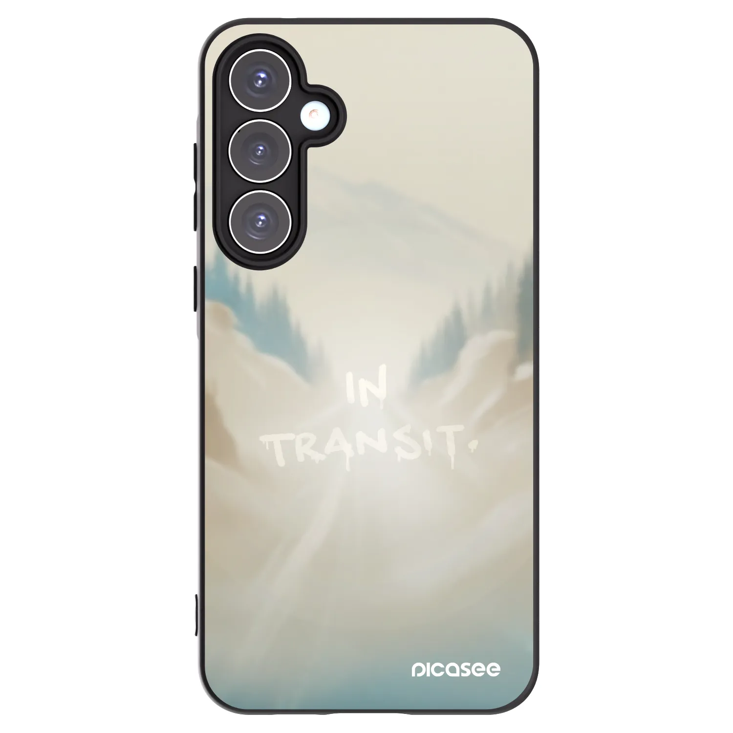 Picasee silikonový černý obal pro Samsung Galaxy A55 5G A556B - IN TRANSIT