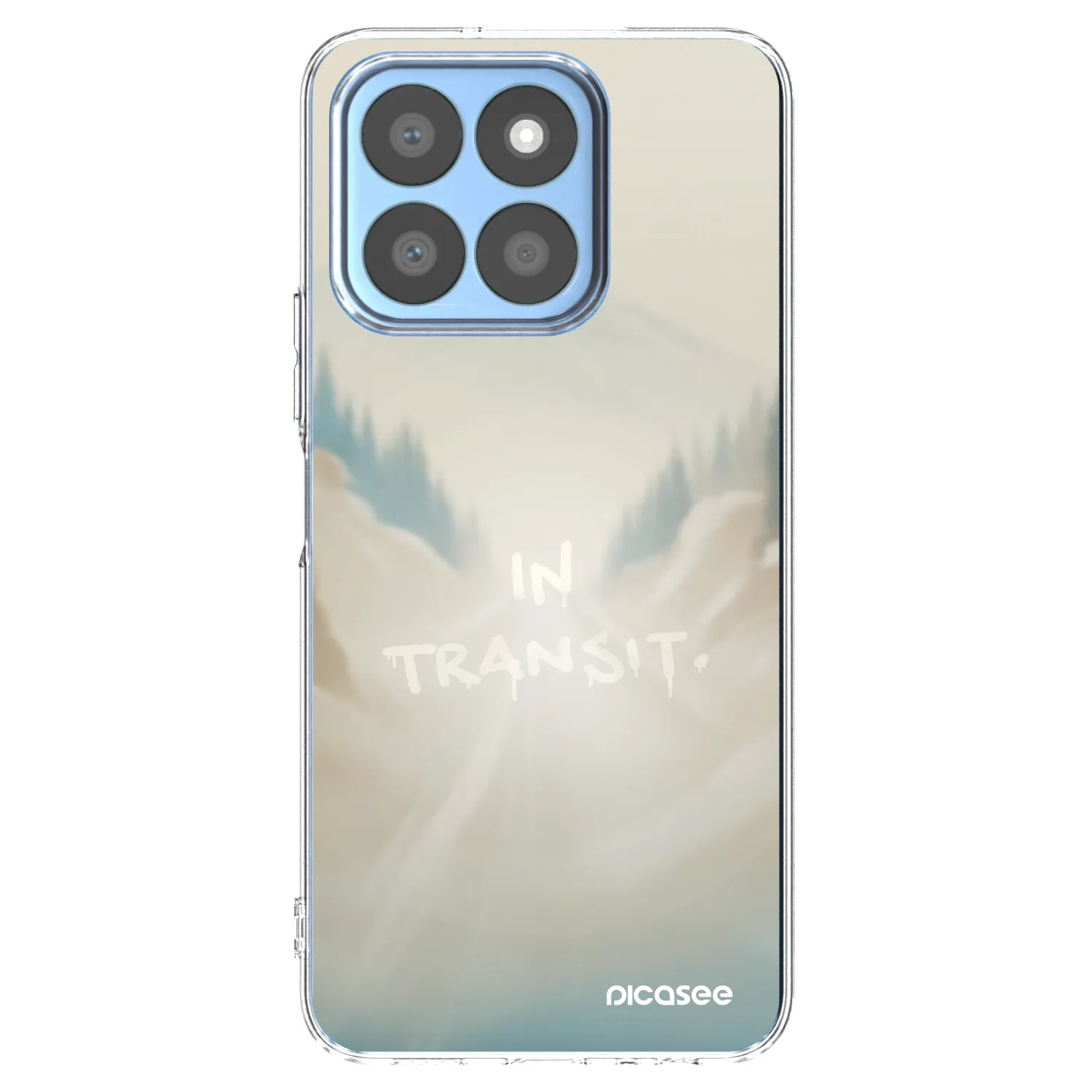 Picasee silikonový průhledný obal pro Honor X8b - IN TRANSIT