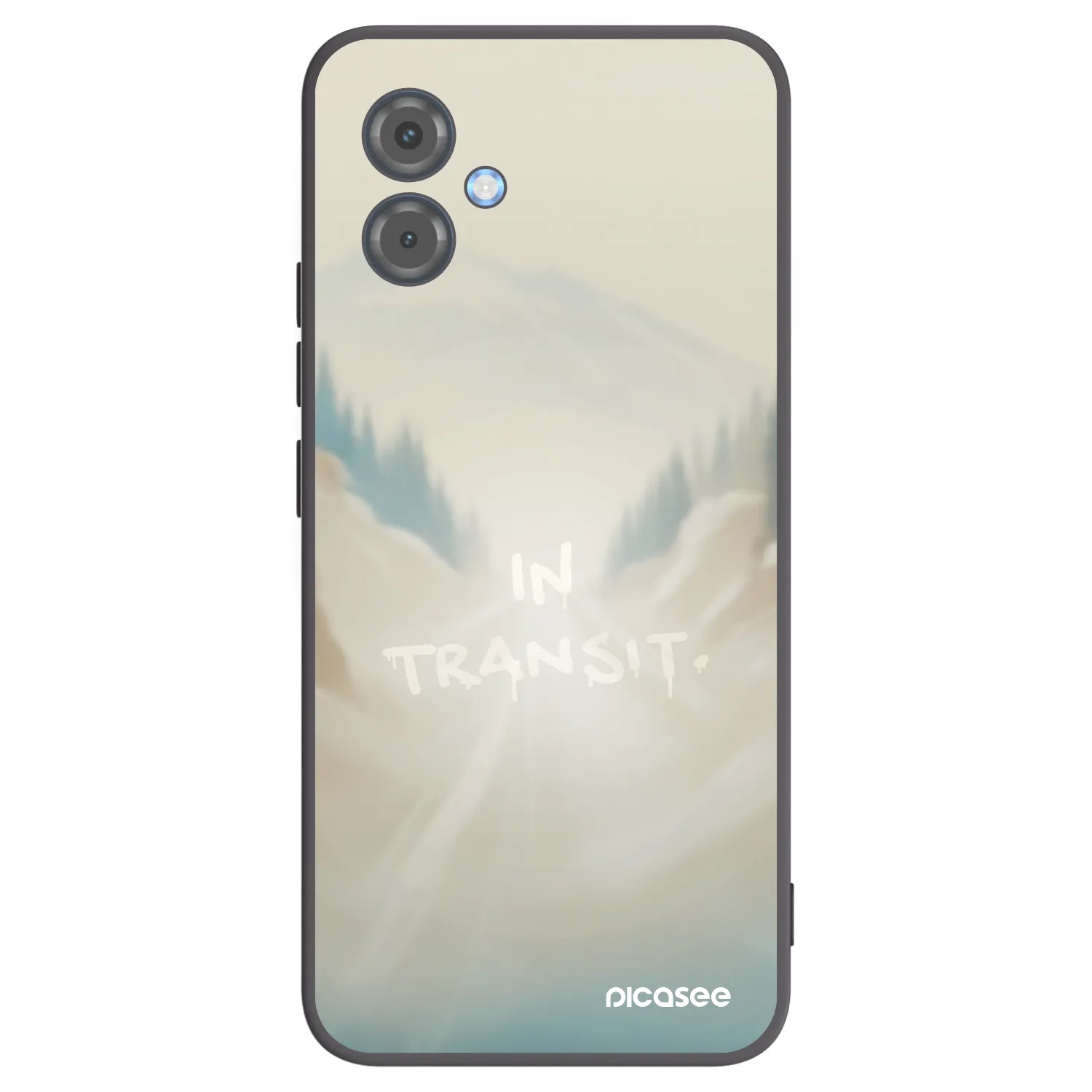Picasee silikonový černý obal pro Motorola Moto G14 - IN TRANSIT