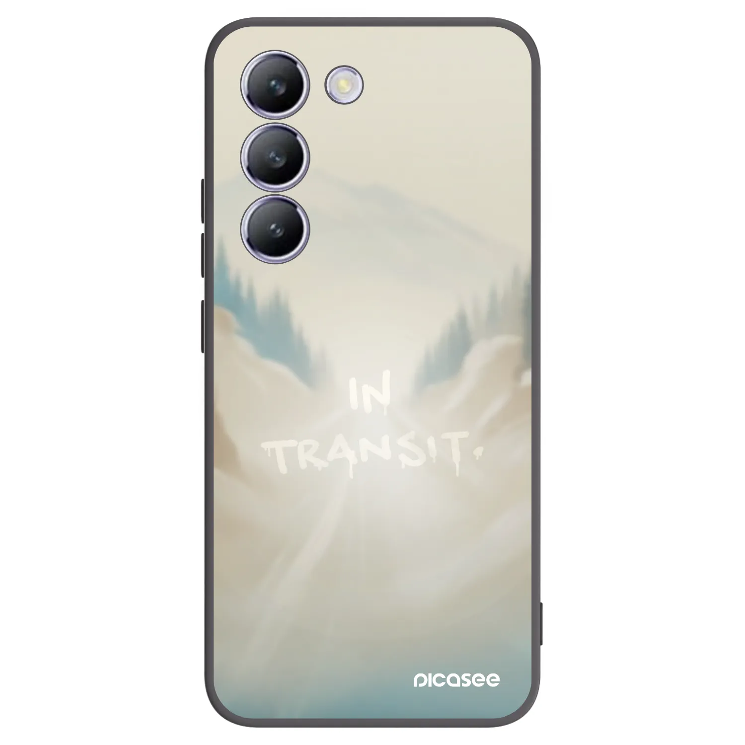 Picasee silikonový černý obal pro Vivo V40 SE 5G - IN TRANSIT