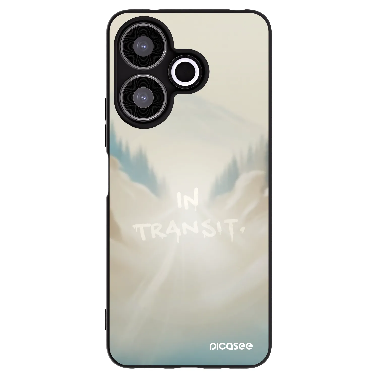 Picasee silikonový černý obal pro Xiaomi Redmi 13 4G - IN TRANSIT