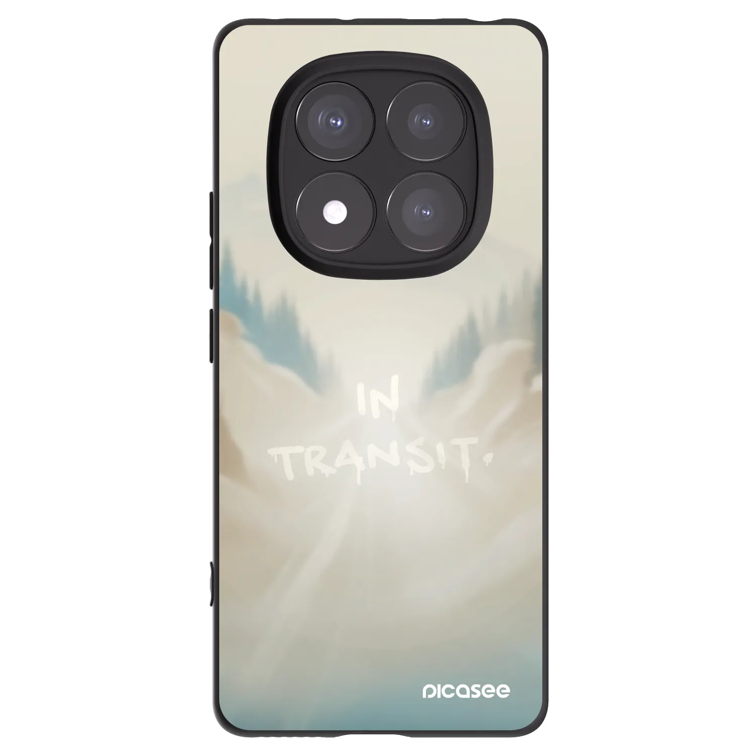 Picasee silikonový černý obal pro Xiaomi Redmi Note 14 Pro 5G - IN TRANSIT