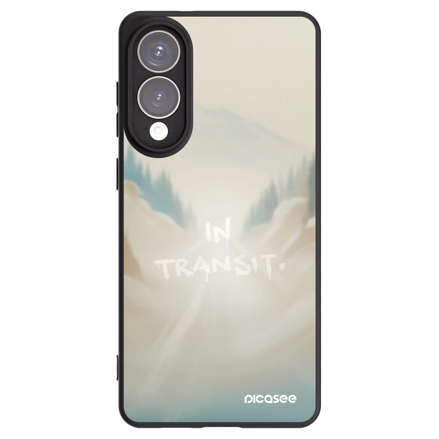 Picasee silikonový černý obal pro Samsung Galaxy S25 Edge 5G - IN TRANSIT