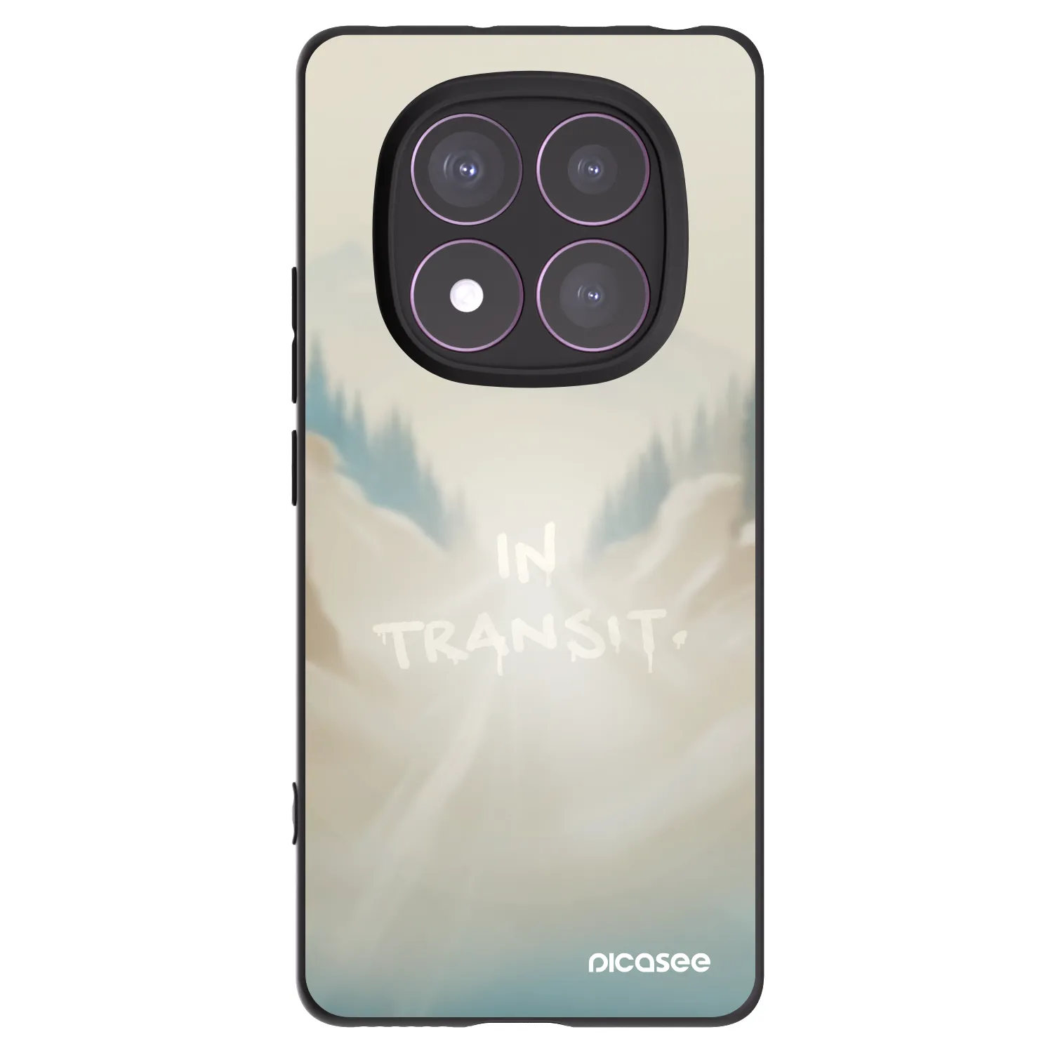 Picasee silikonový černý obal pro Xiaomi Redmi Note 14 Pro 4G - IN TRANSIT