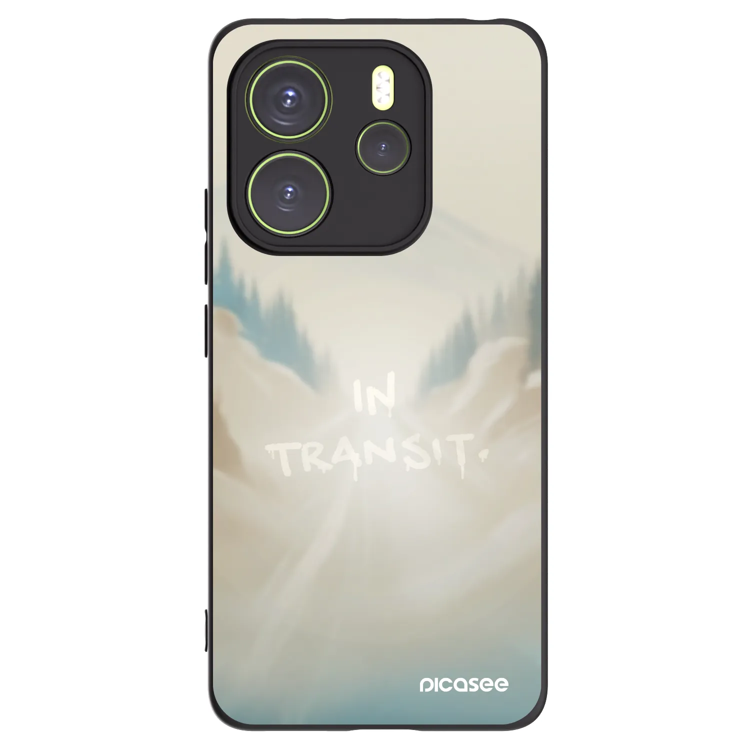 Picasee silikonový černý obal pro Xiaomi Redmi Note 14 4G - IN TRANSIT