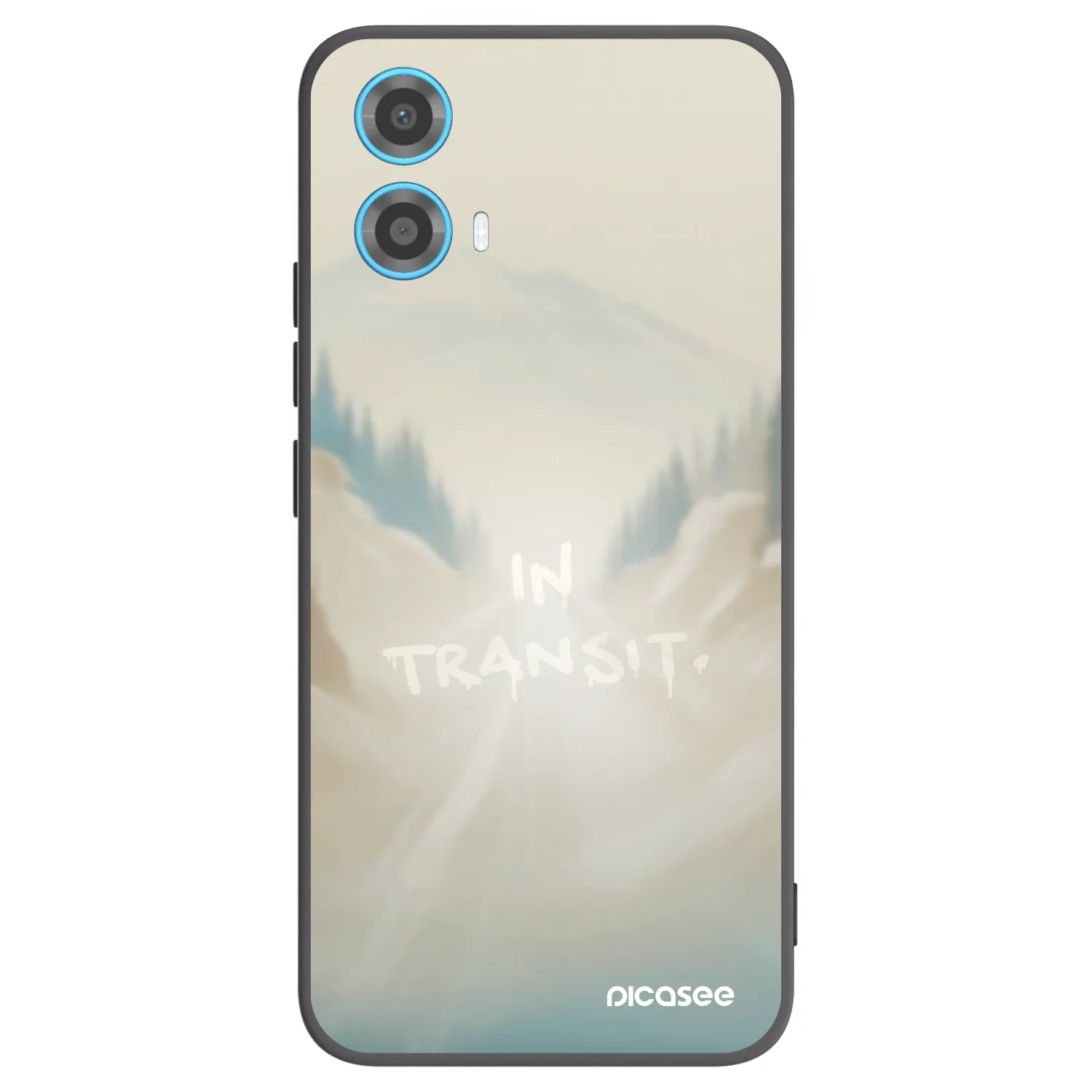 Picasee silikonový černý obal pro Motorola Moto G34 5G - IN TRANSIT
