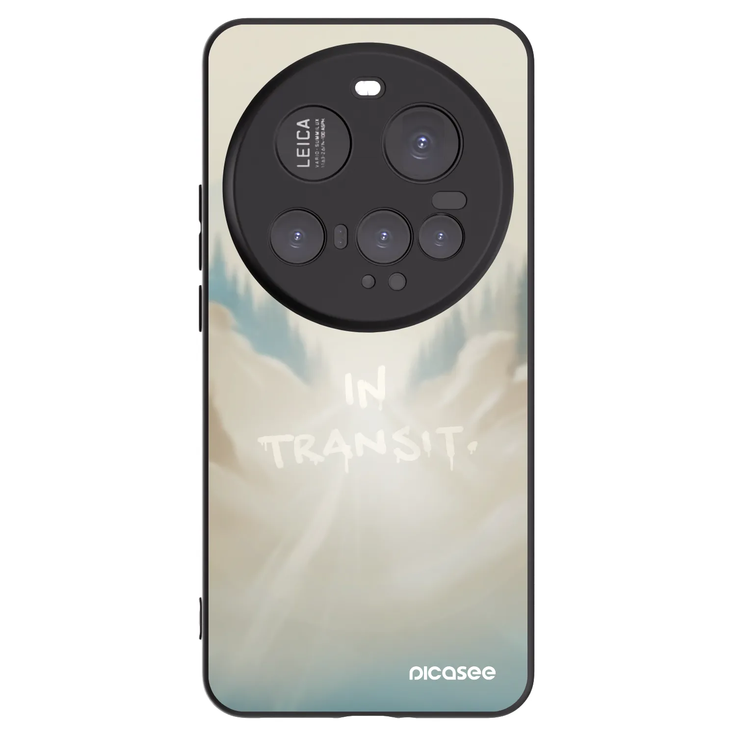 Picasee silikonový černý obal pro Xiaomi 15 Ultra - IN TRANSIT