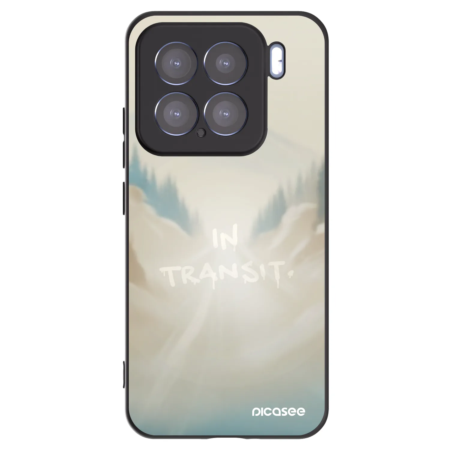 Picasee silikonový černý obal pro Xiaomi 15 - IN TRANSIT