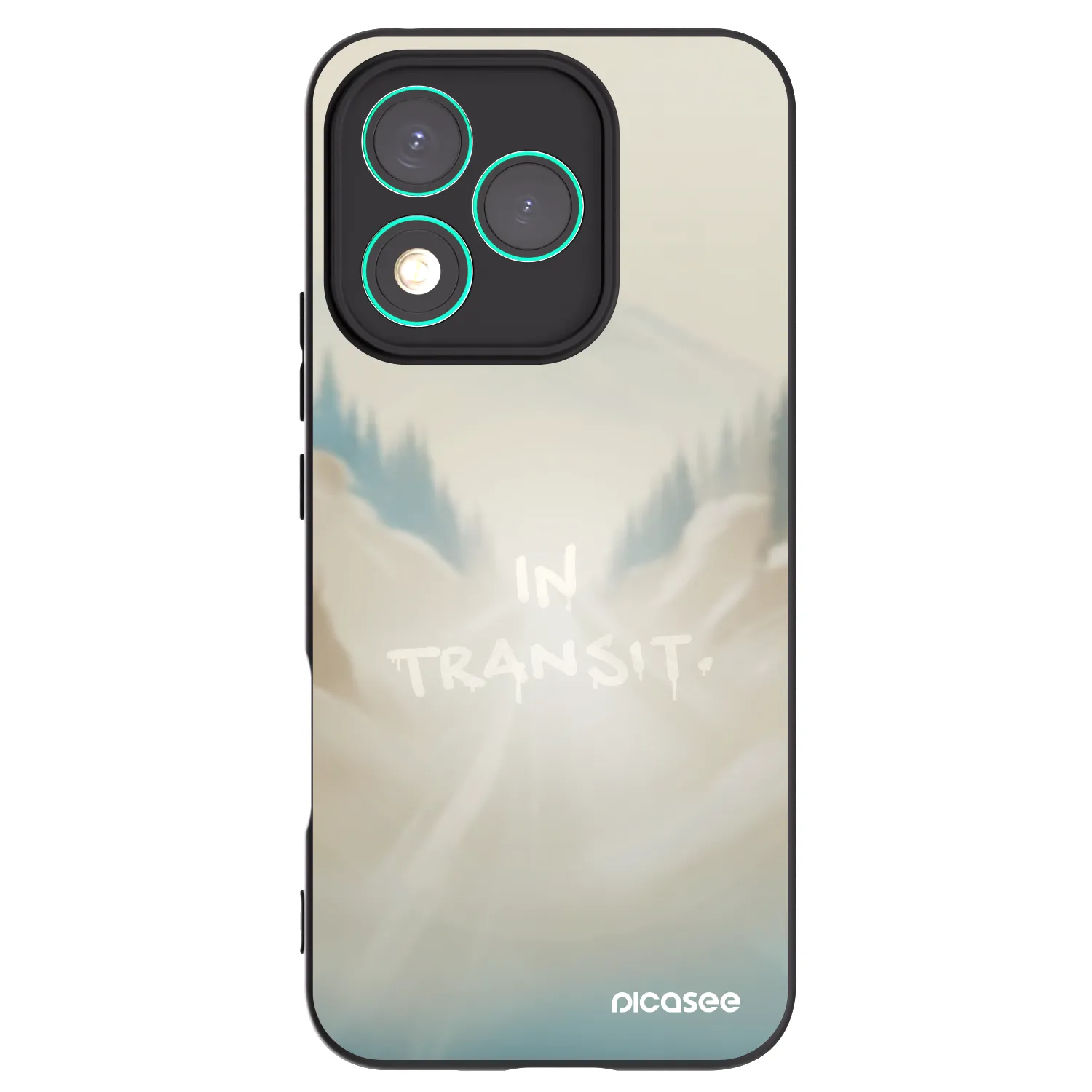 Picasee silikonový černý obal pro Honor 400 Lite 5G - IN TRANSIT
