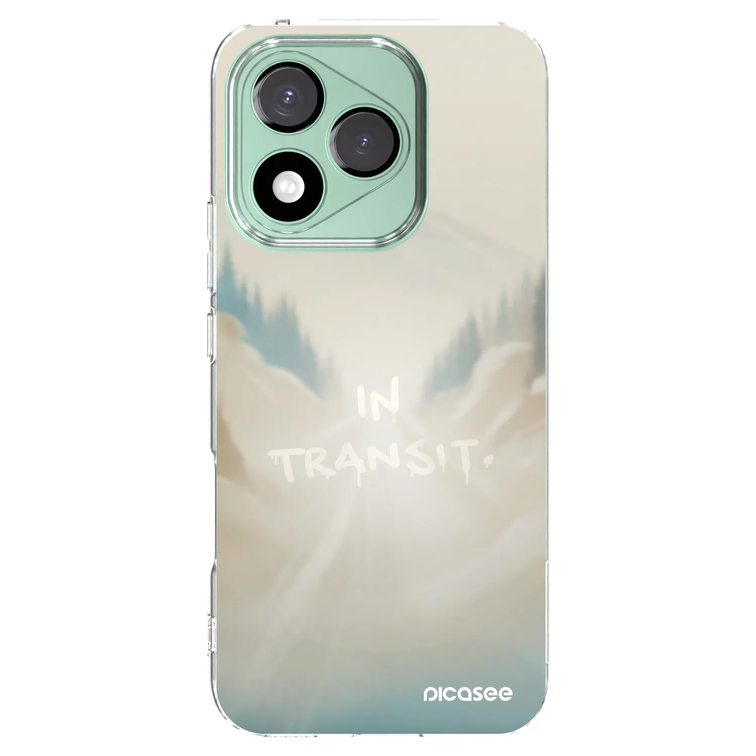 Picasee silikonový průhledný obal pro Honor 400 Lite 5G - IN TRANSIT