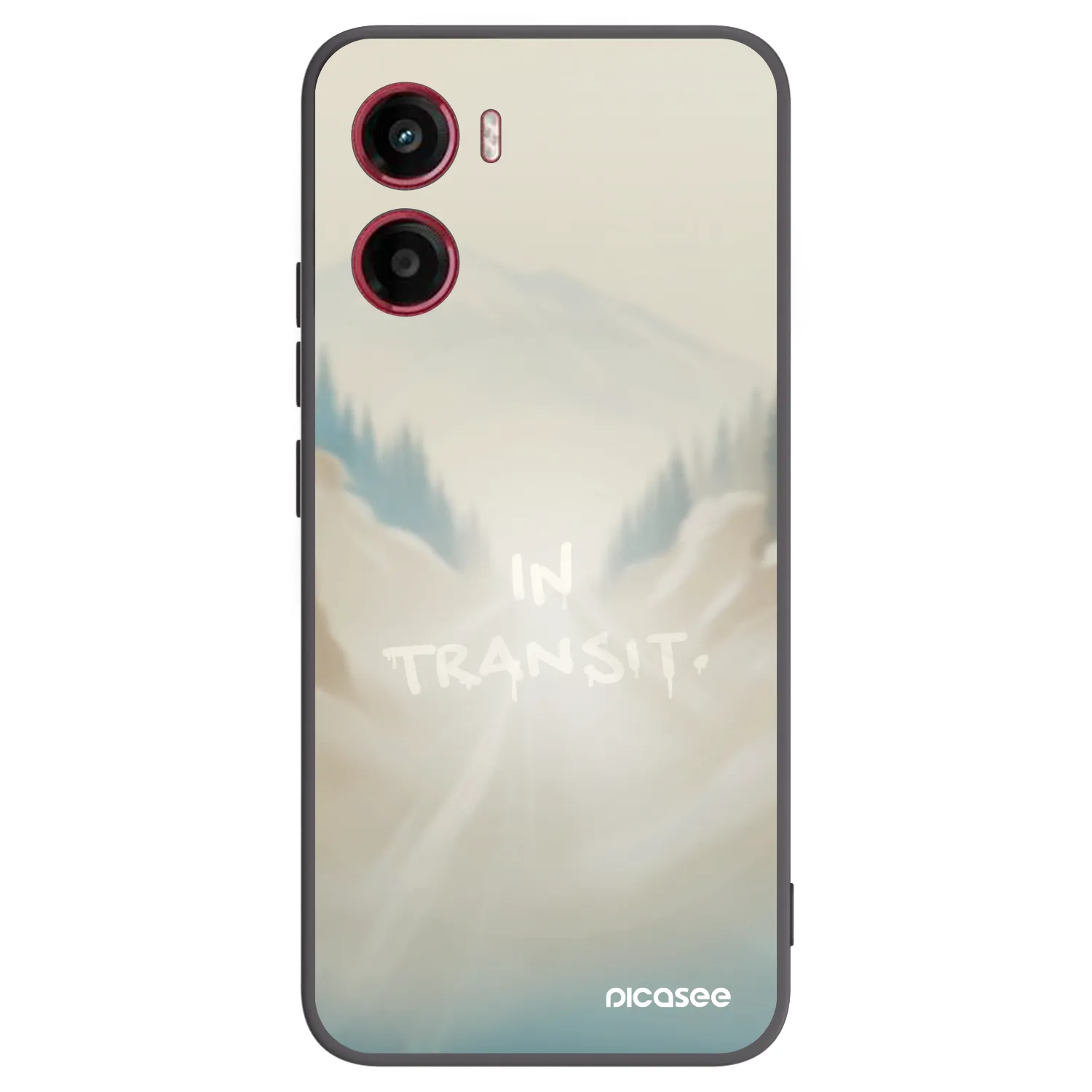 Picasee silikonový černý obal pro Motorola Moto G05 - IN TRANSIT