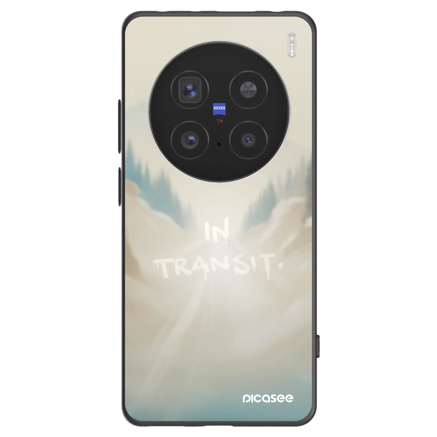 Picasee silikonový černý obal pro Vivo X200 Pro - IN TRANSIT