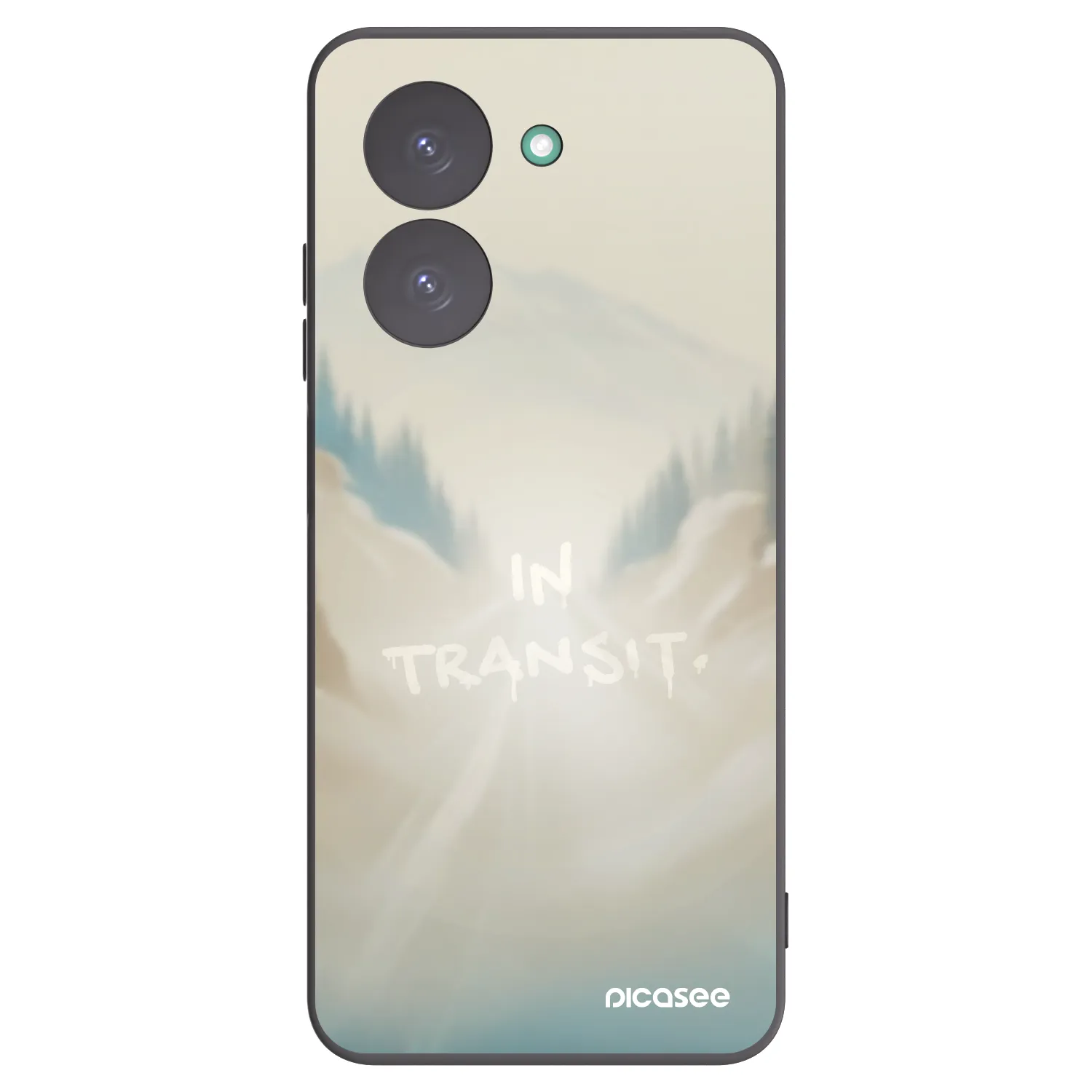 Picasee silikonový černý obal pro Xiaomi Redmi A5 - IN TRANSIT