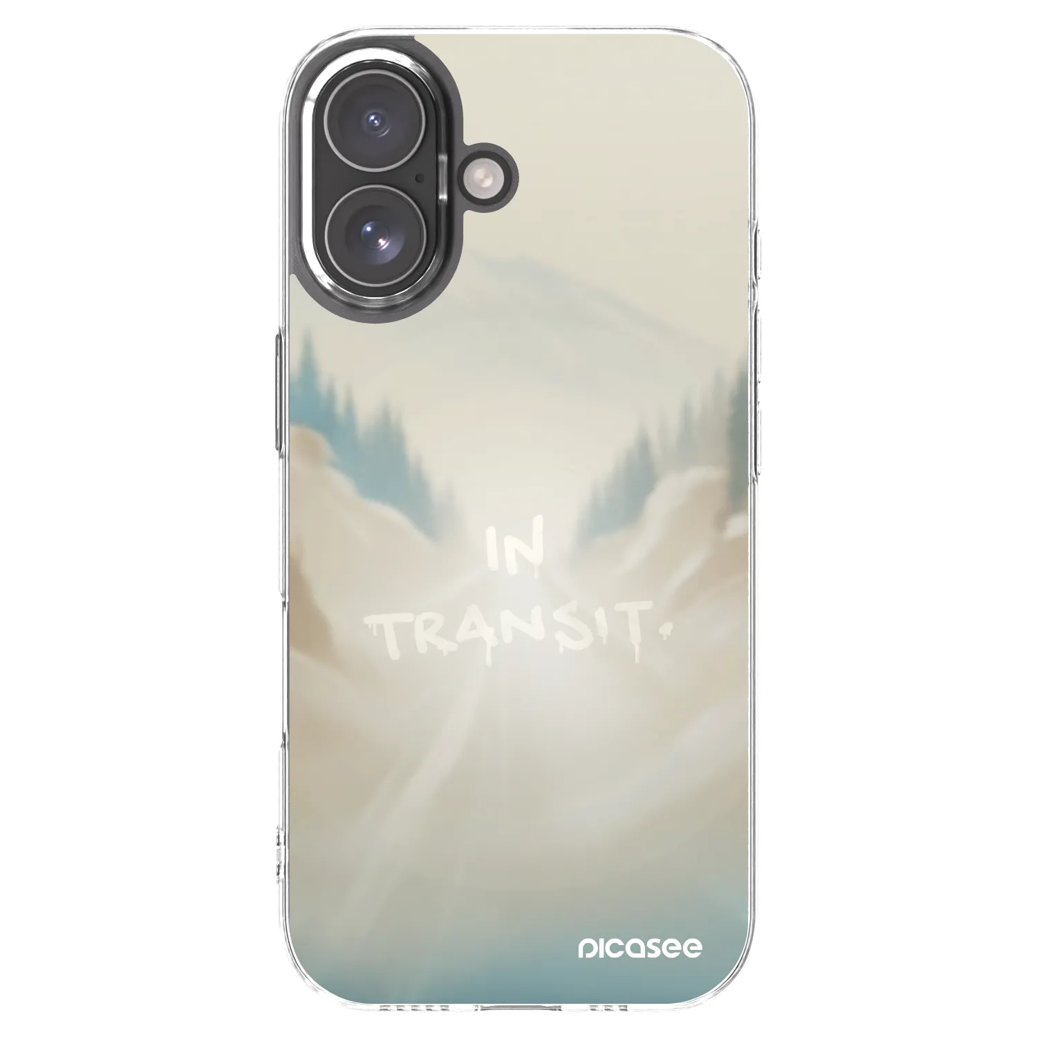 Picasee silikonový průhledný obal pro Apple iPhone 17 - IN TRANSIT