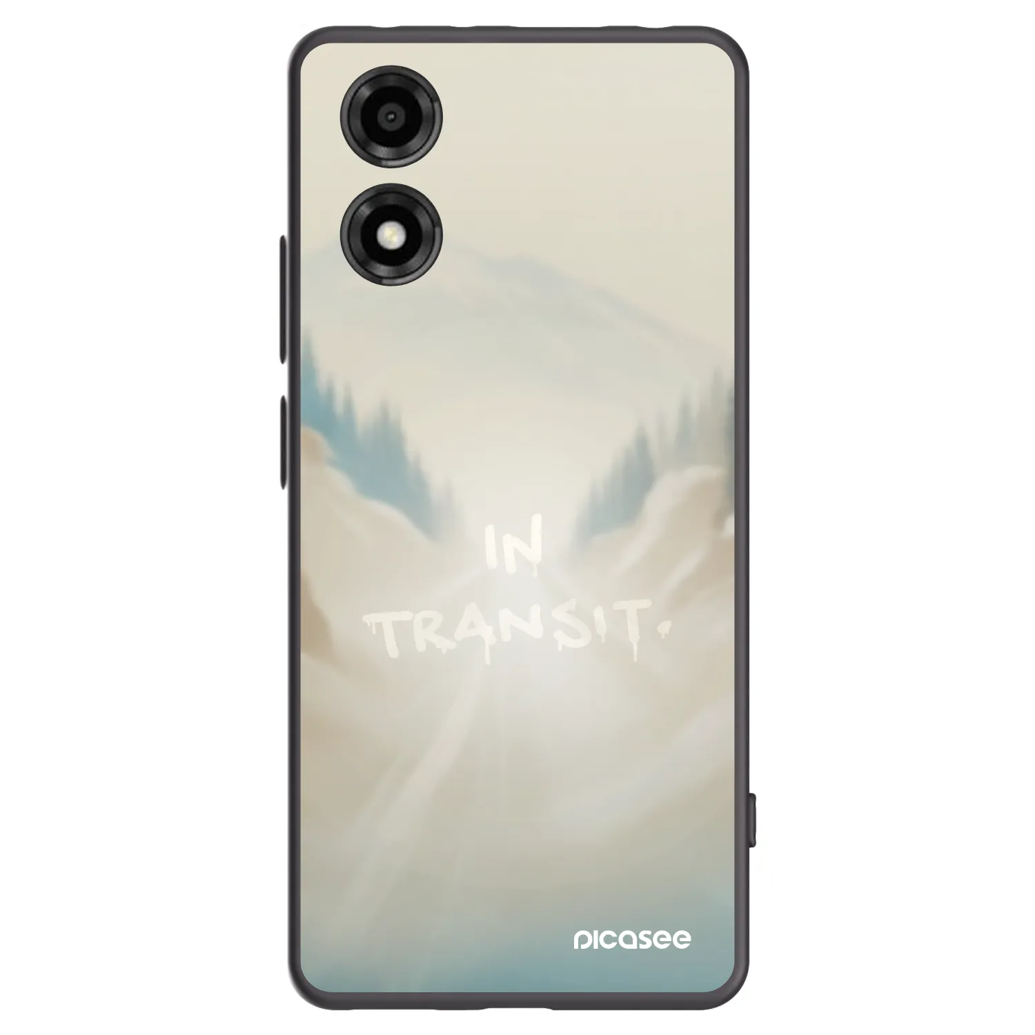 Picasee silikonový černý obal pro Motorola Moto E14 - IN TRANSIT
