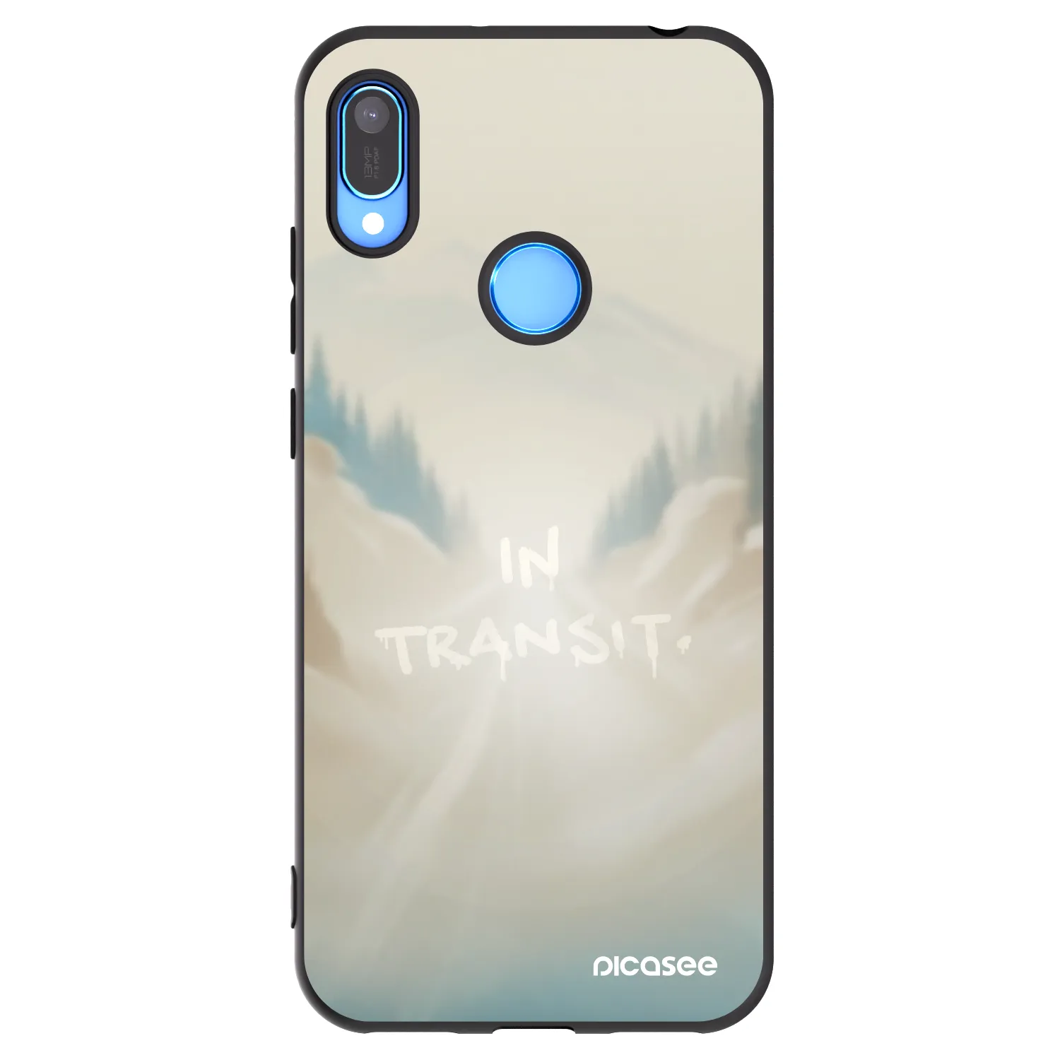 Picasee silikonový černý obal pro Huawei Y6 2019 - IN TRANSIT