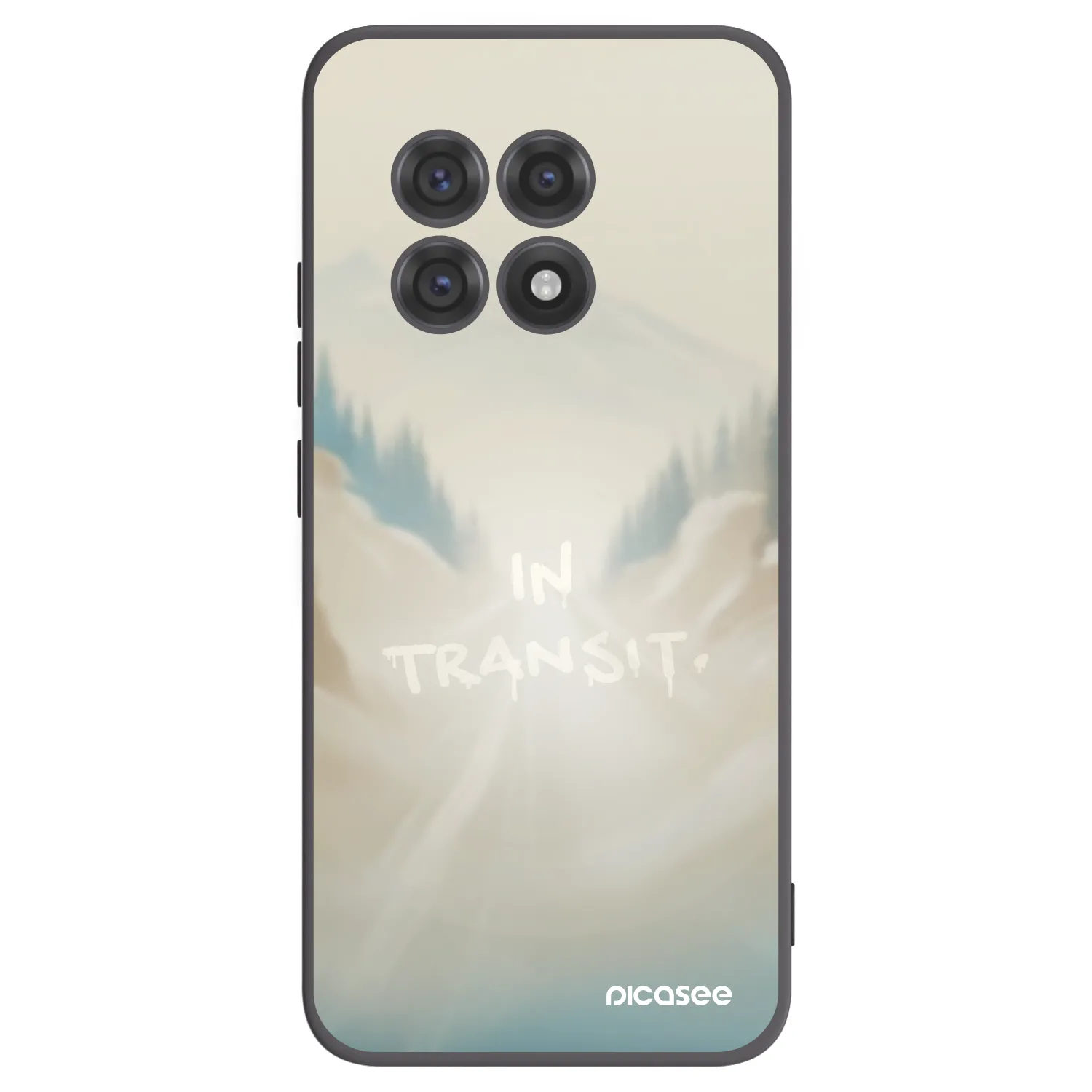 Picasee silikonový černý obal pro OnePlus 13R 5G - IN TRANSIT